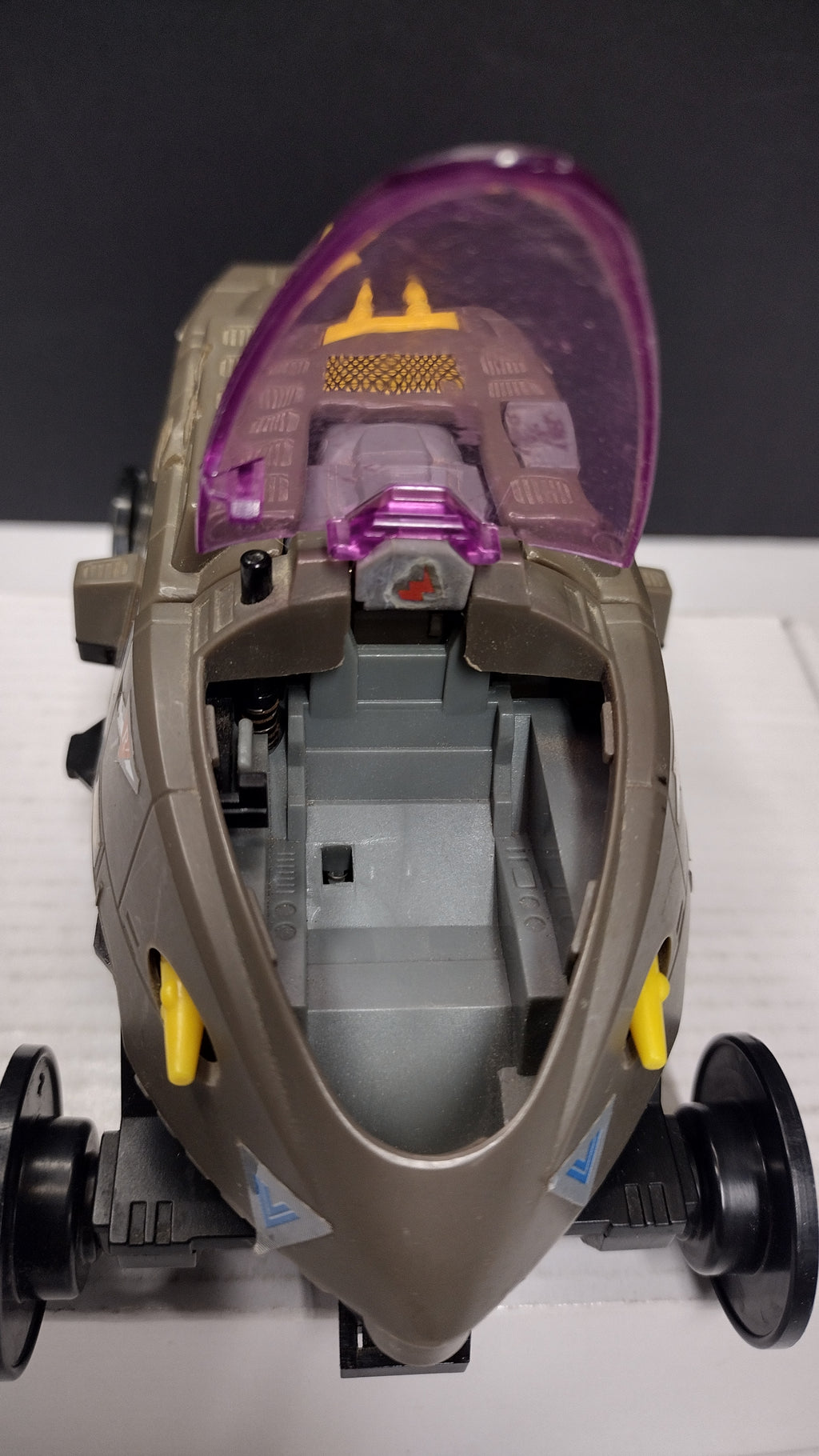 Vintage 1986 Coleco Starcom Shadow Raider Sneak Attack Vehicle (Incomplete / Mechanics Work)
