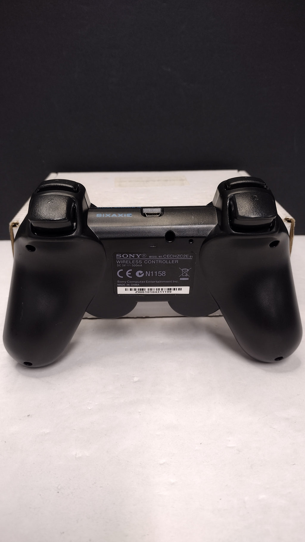 3rd Party DualShock 3 Style Wireless PS3 Controller Black Untested