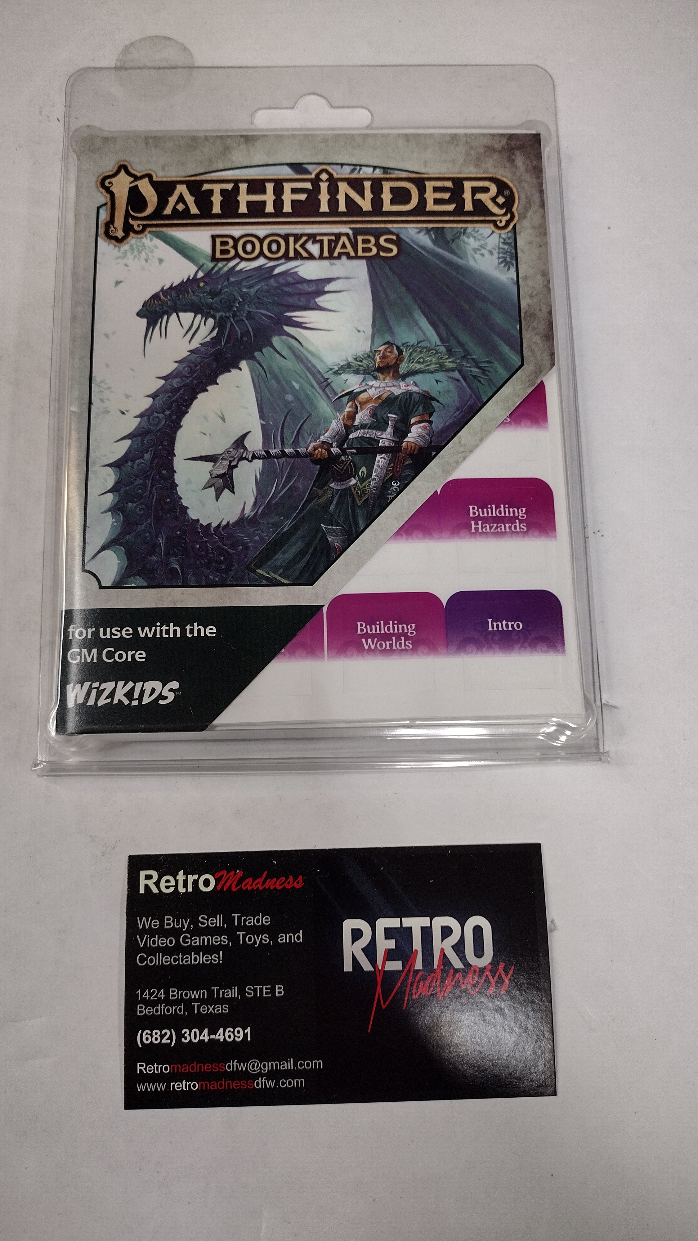 WizKids Pathfinder Book Tabs: GM Core