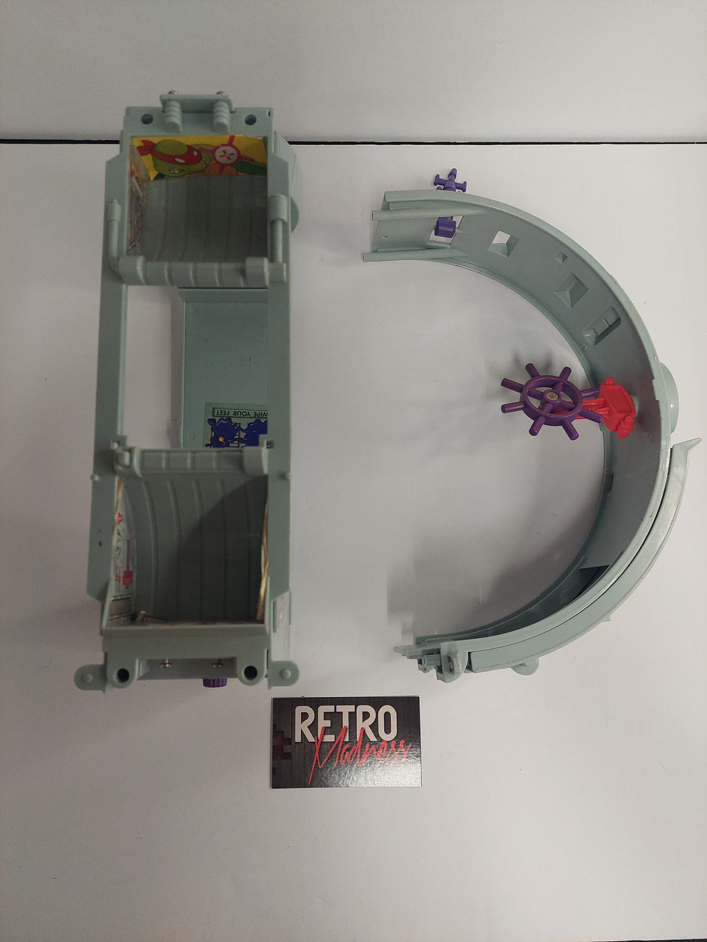 Vintage 1990 Teenage Mutant Ninja Turtles Technodrome Center Middle Parts