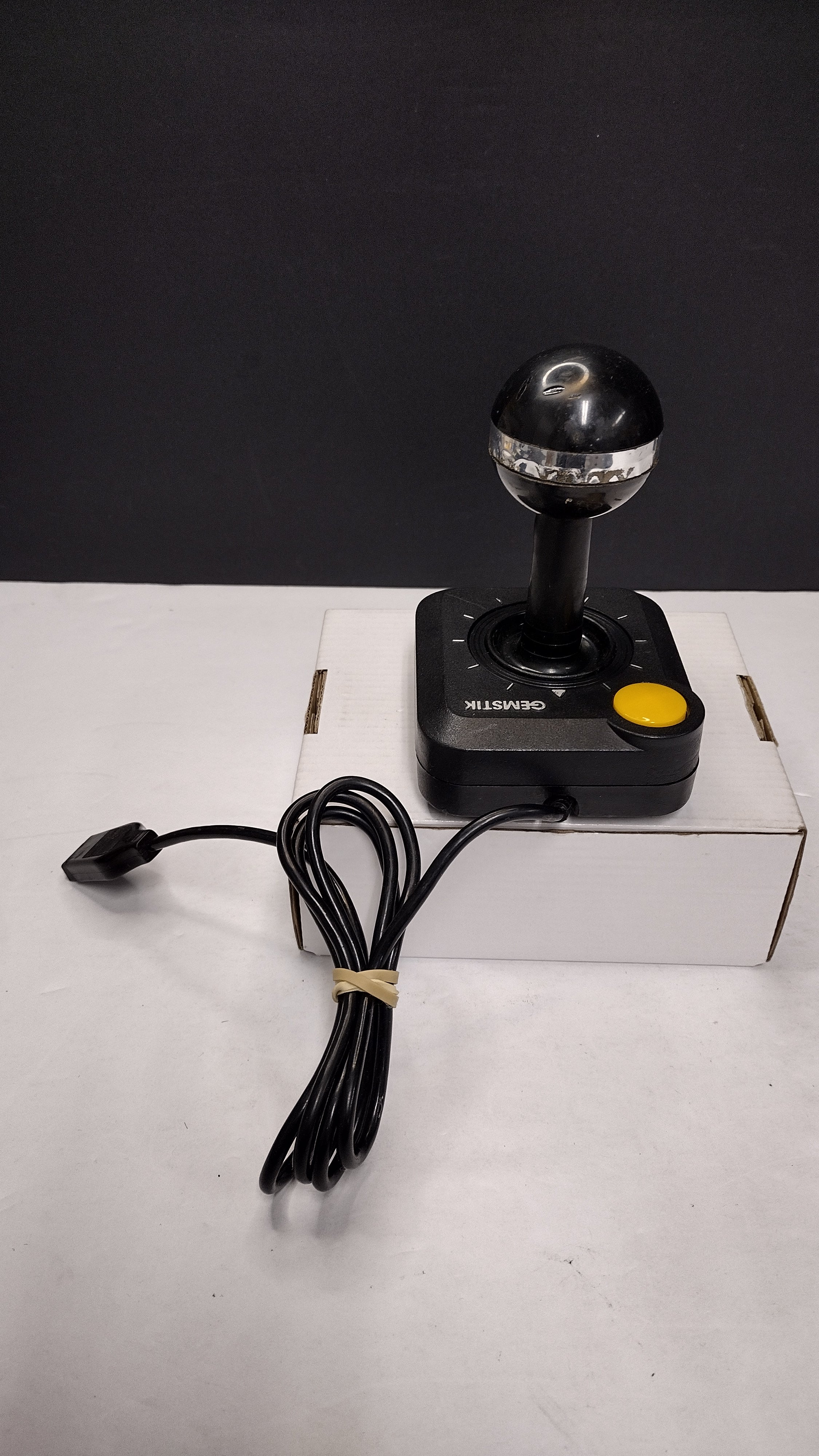 Vintage Gemini Gemstik Wired Joystick Controller with Gemgrip for Atari 2600 & Commodore 64