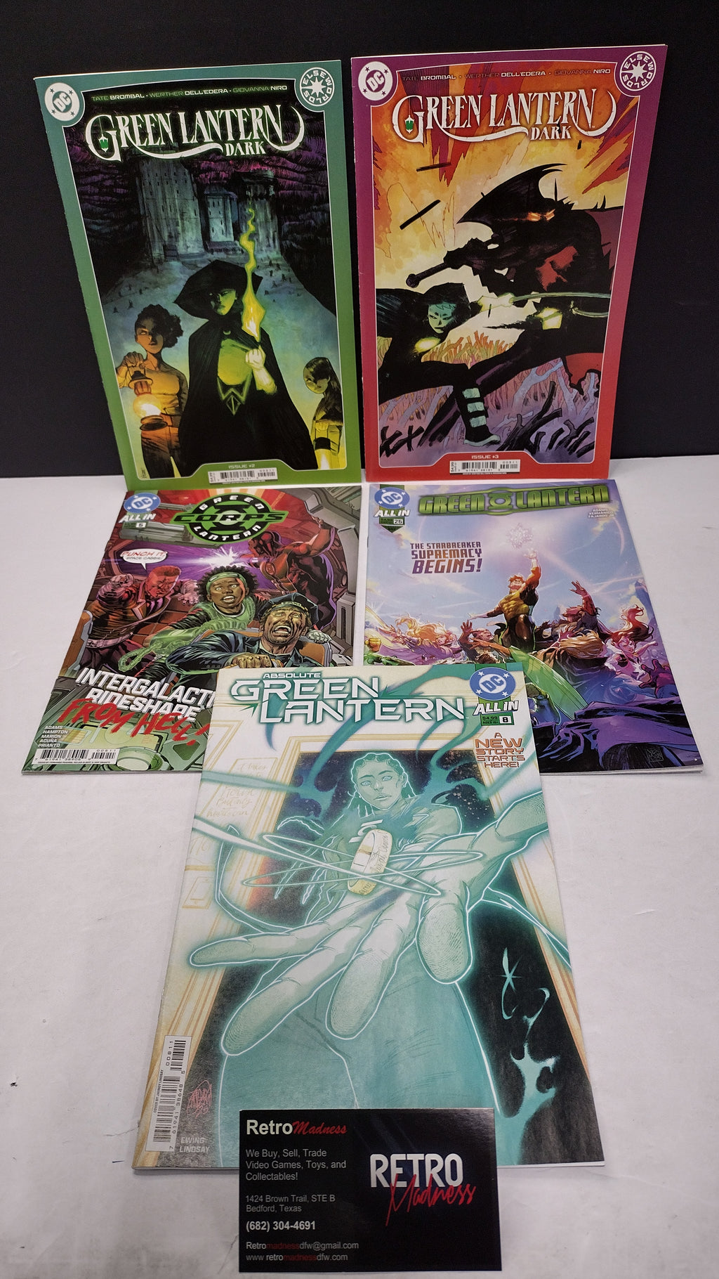 DC Comics Modern Era Lot – 5 Book Set - Lot Q (Brand New / Unread)