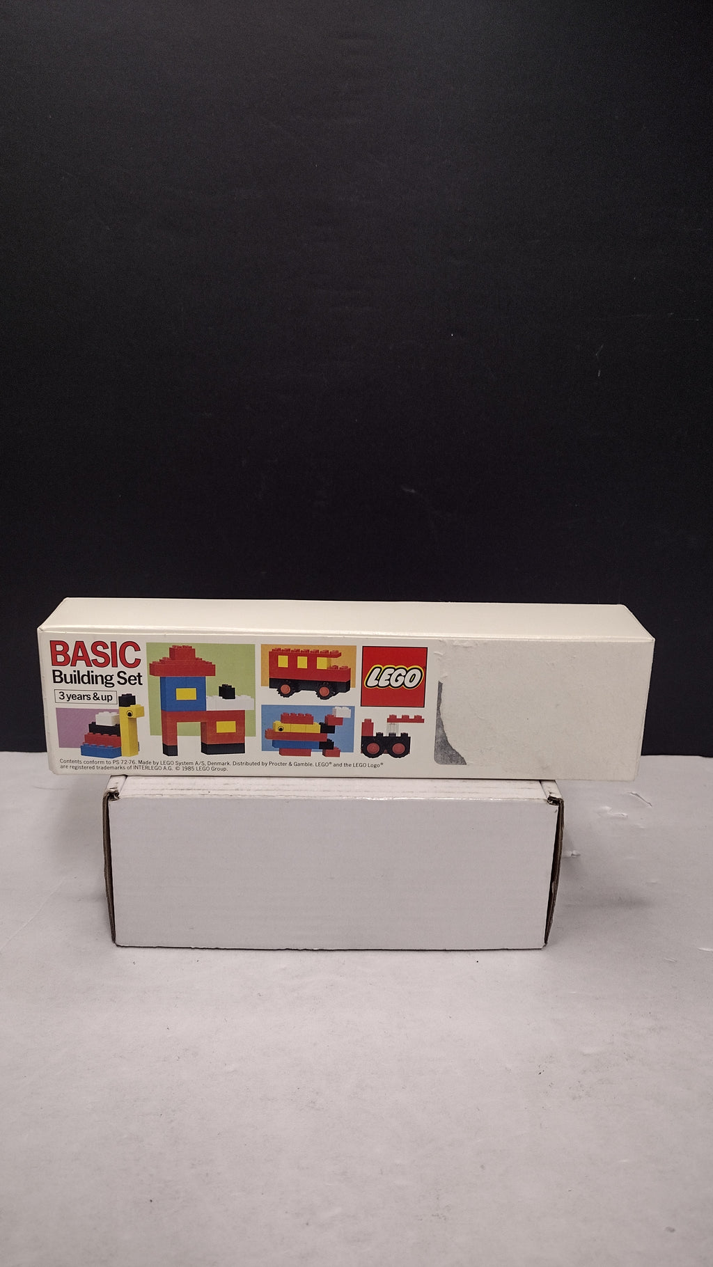 Vintage 1985 LEGO Basic Building Set #1562 Crest Toothpaste Mail-In Promo (Factory Sealed / Sticker Removal Packaging Wear)