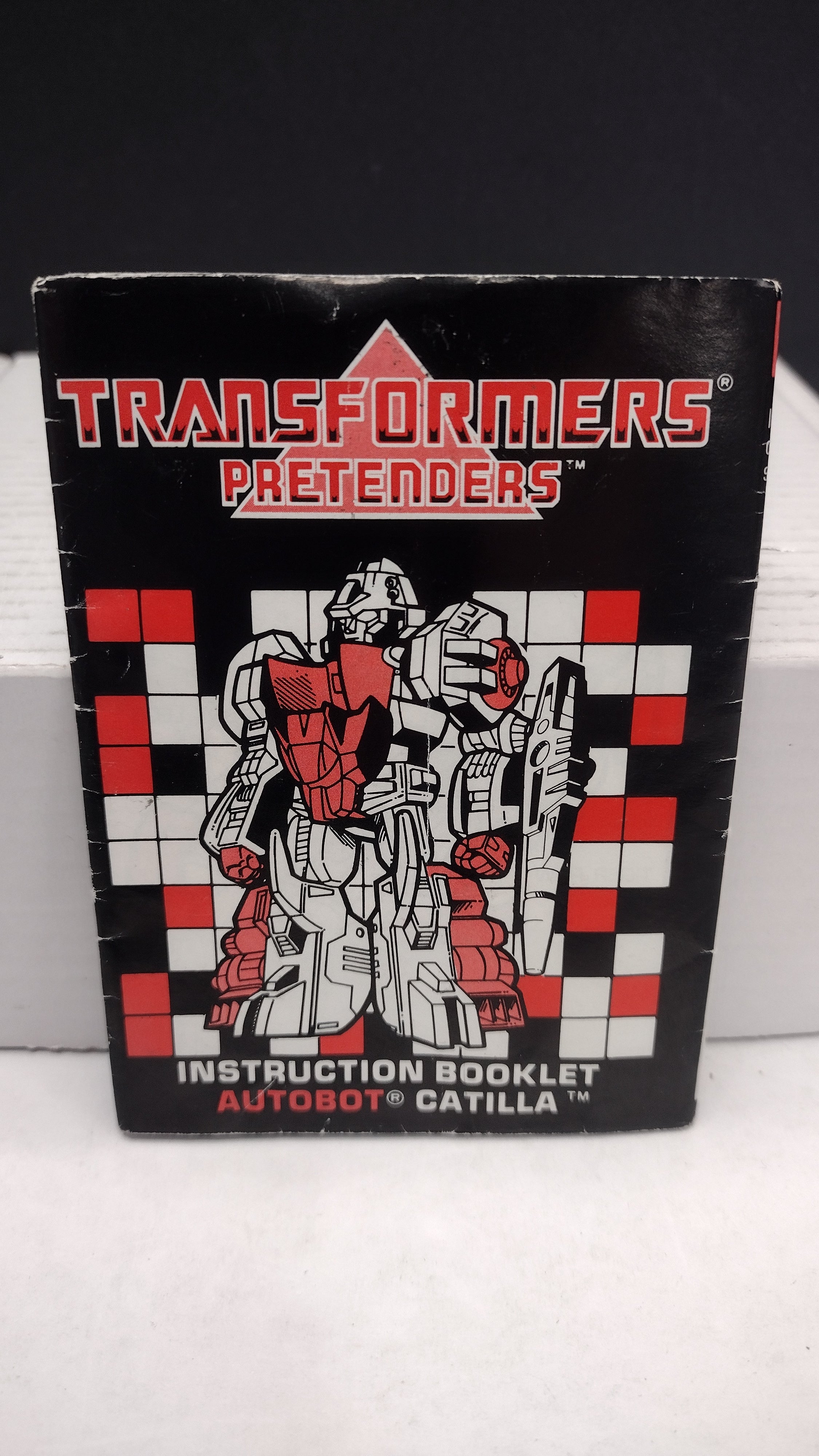 Vintage 1988 Original G1 Transformers Catilla Instruction Booklet