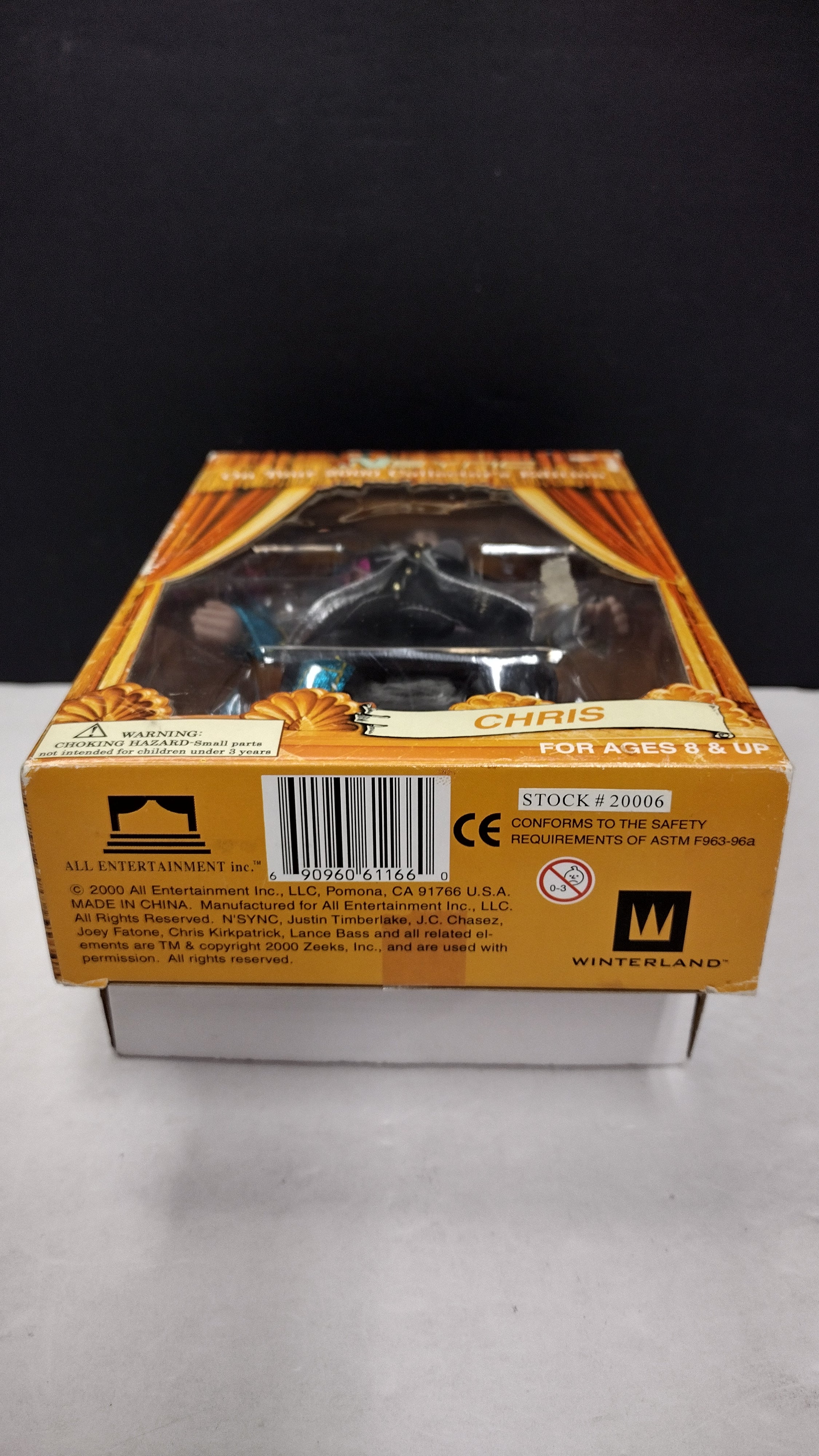 Vintage 2000 'N SYNC Chris Kirkpatrick "On Tour" Collector's Edition Marionette Doll (Open Box)