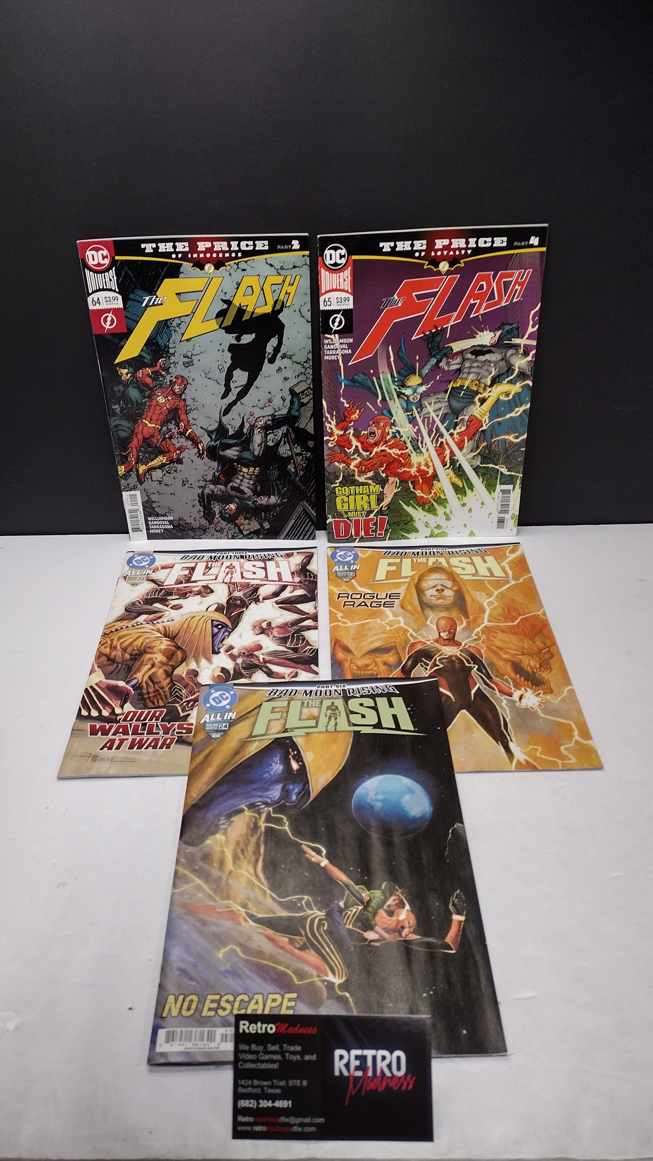 DC Comics Modern Era Lot – 5 Book Set - Lot P (Brand New / Unread)