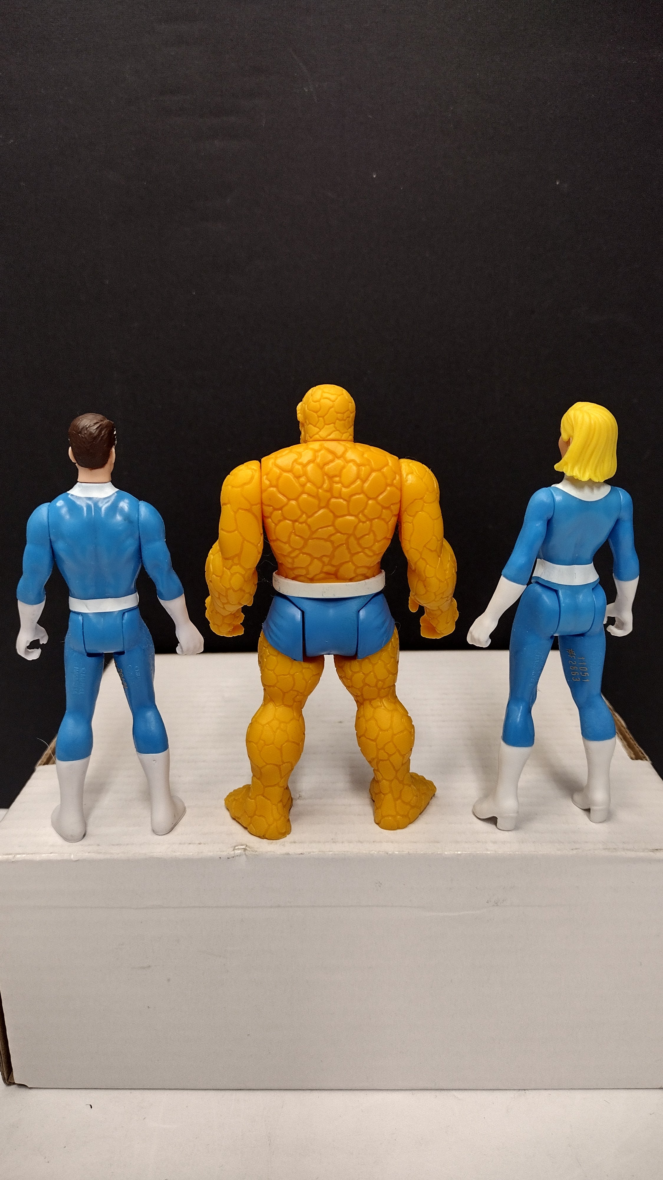 Marvel Legends Retro Collection: Fantastic Four – Lot B - The Thing, Mr. Fantastic and Invisible Woman (Loose)