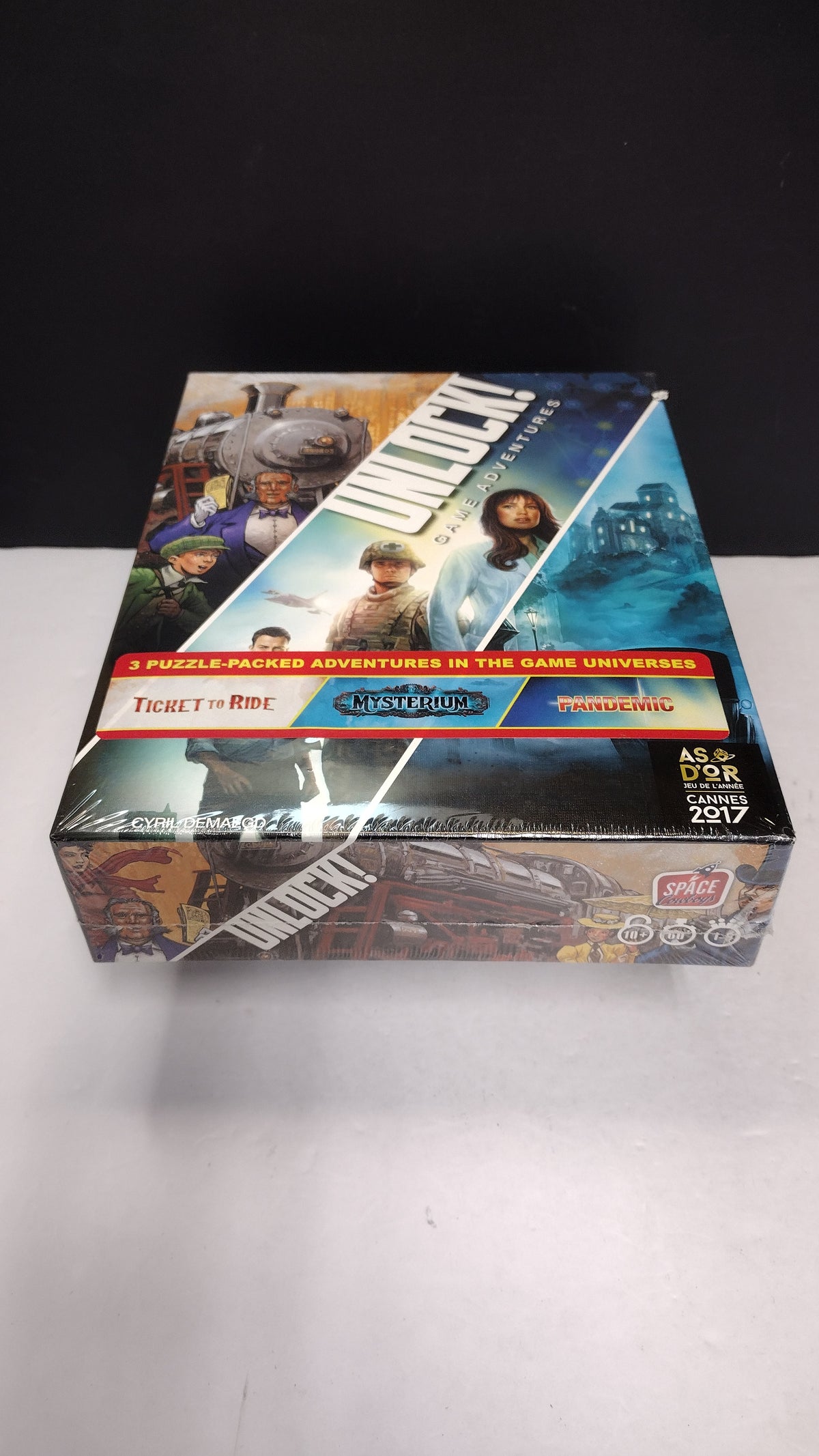 Unlock! Game Adventures Escape Room Board Game 3-in-1 Box Set New Sealed