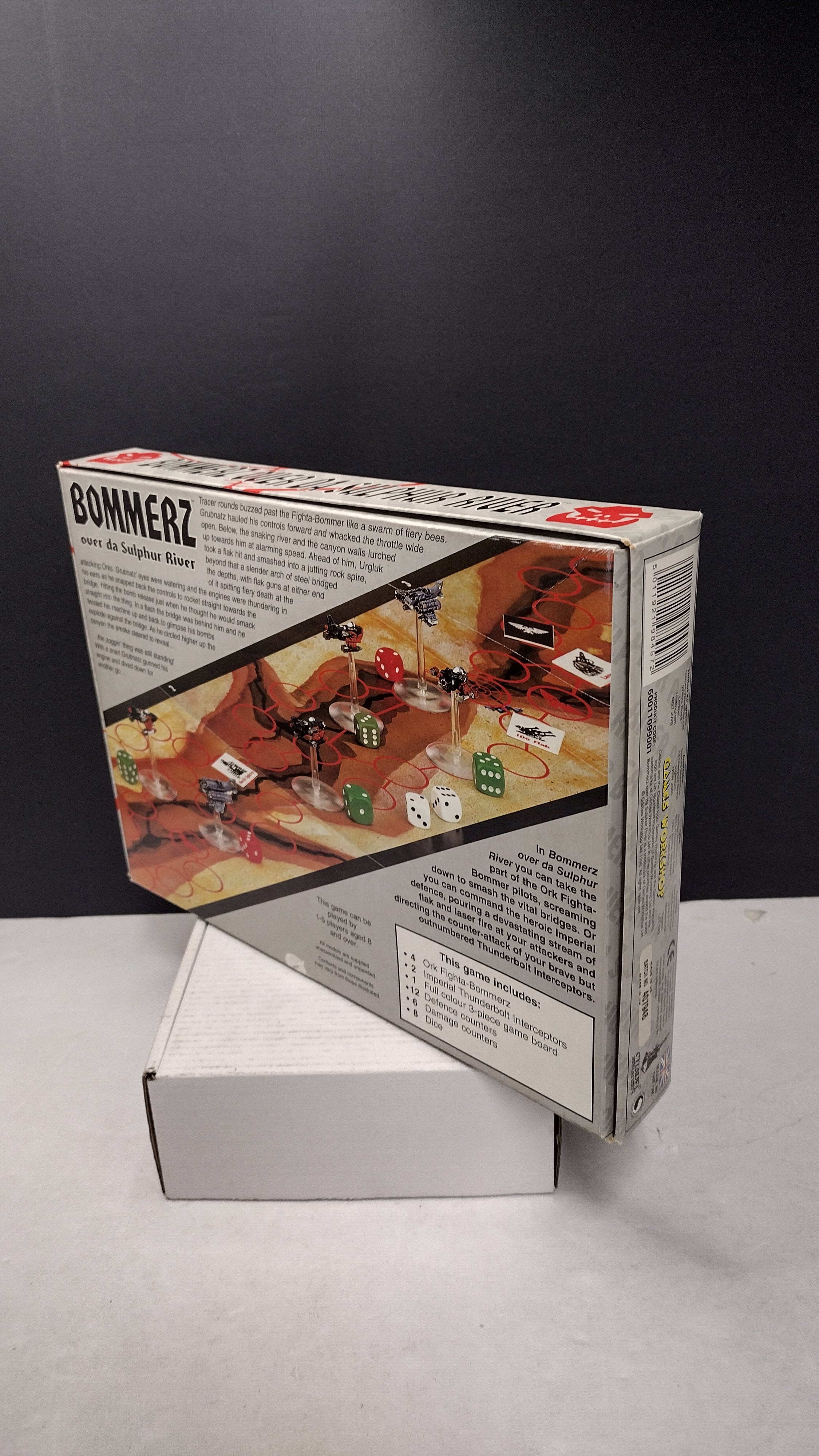 Vintage 1998 Games Workshop Bommerz Over Da Sulphur River Boxed Game (Warhammer Epic 40K - Almost Complete)