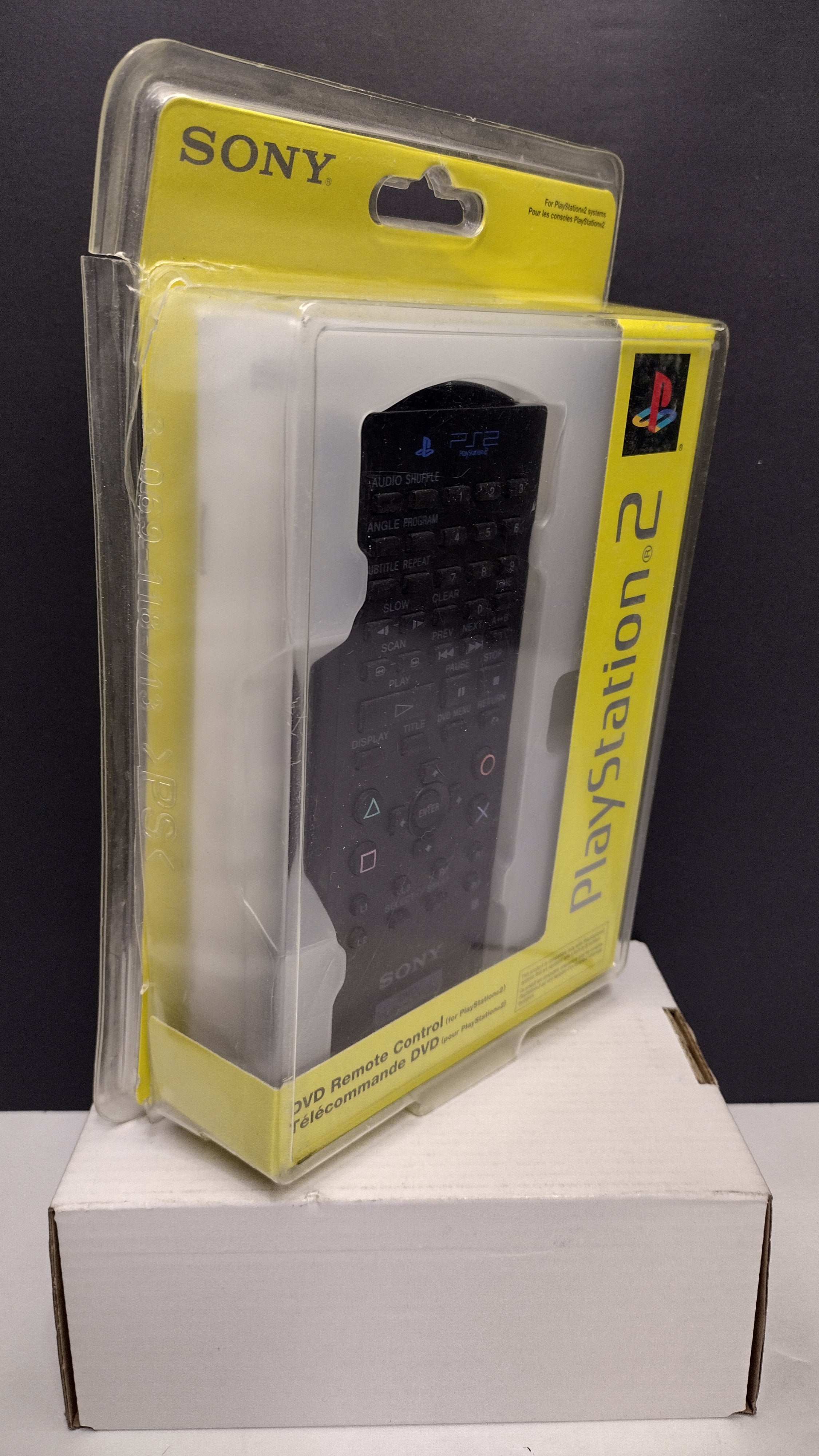Sony PlayStation 2 (PS2) DVD Remote Control – Official OEM (No Dongle)