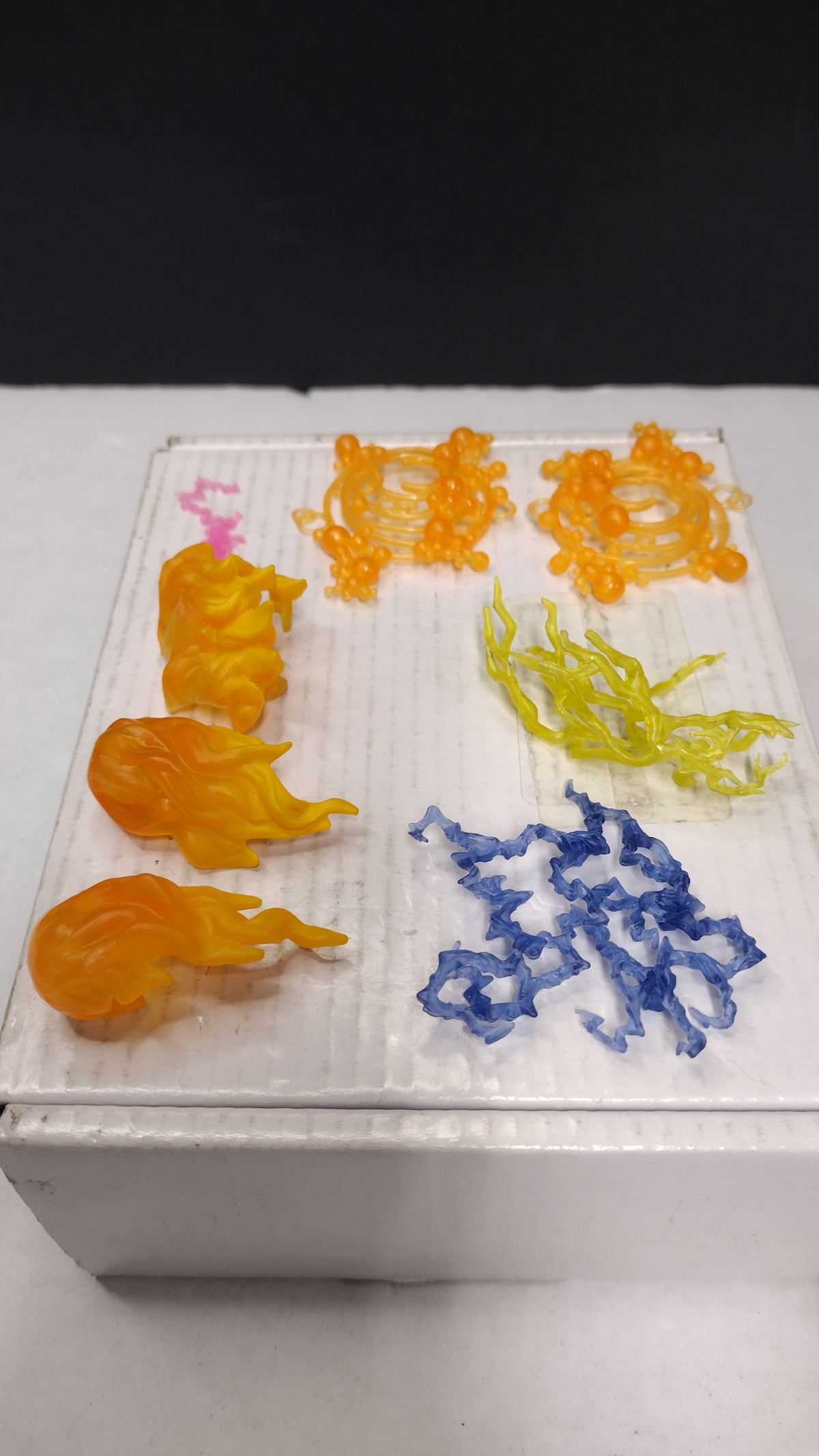 Marvel Legends Translucent Plastic Effect Parts Lot 8 Pieces