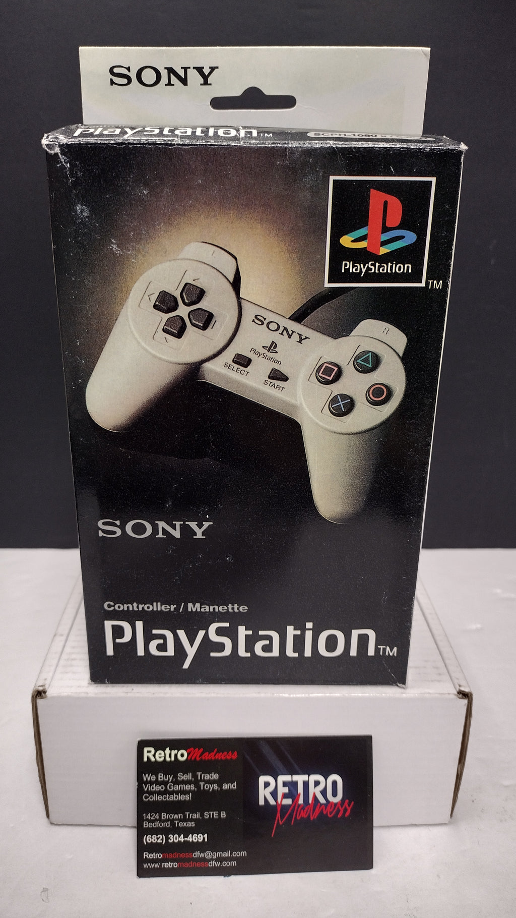 Official Sony PlayStation PS1 Original Controller SCPH-1080 (u/94041 - Brand New / Open Box Sealed Inner Polybag)