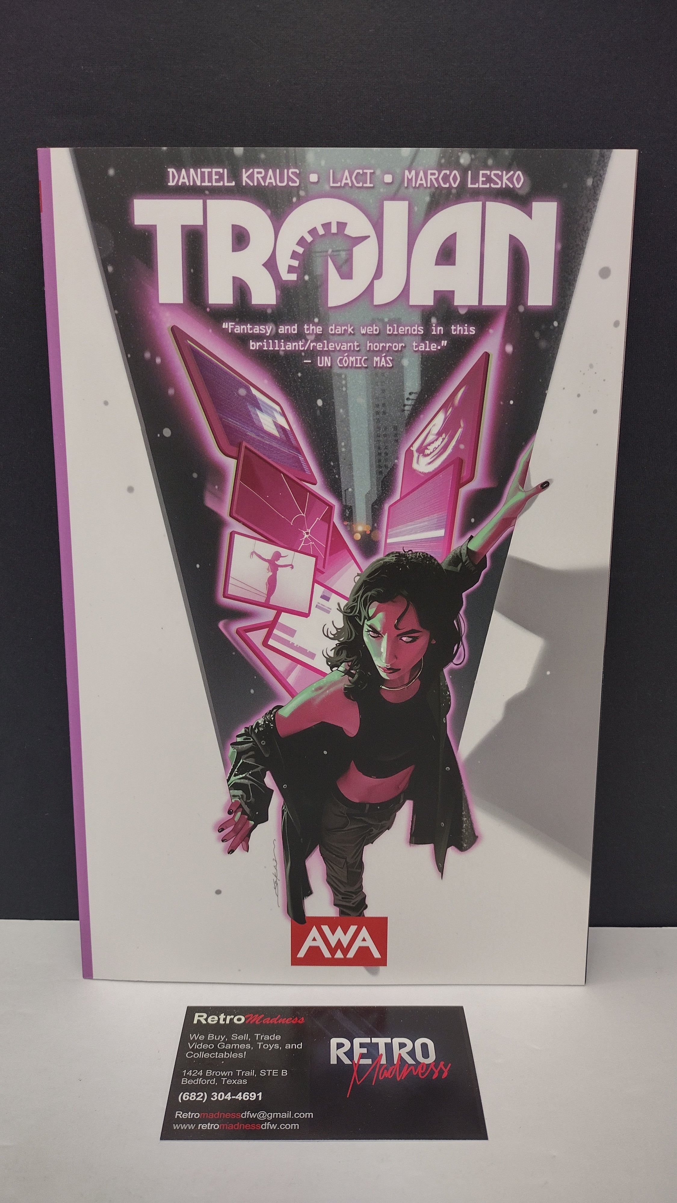(MATURE) Trojan by Daniel Kraus – New Paperback
