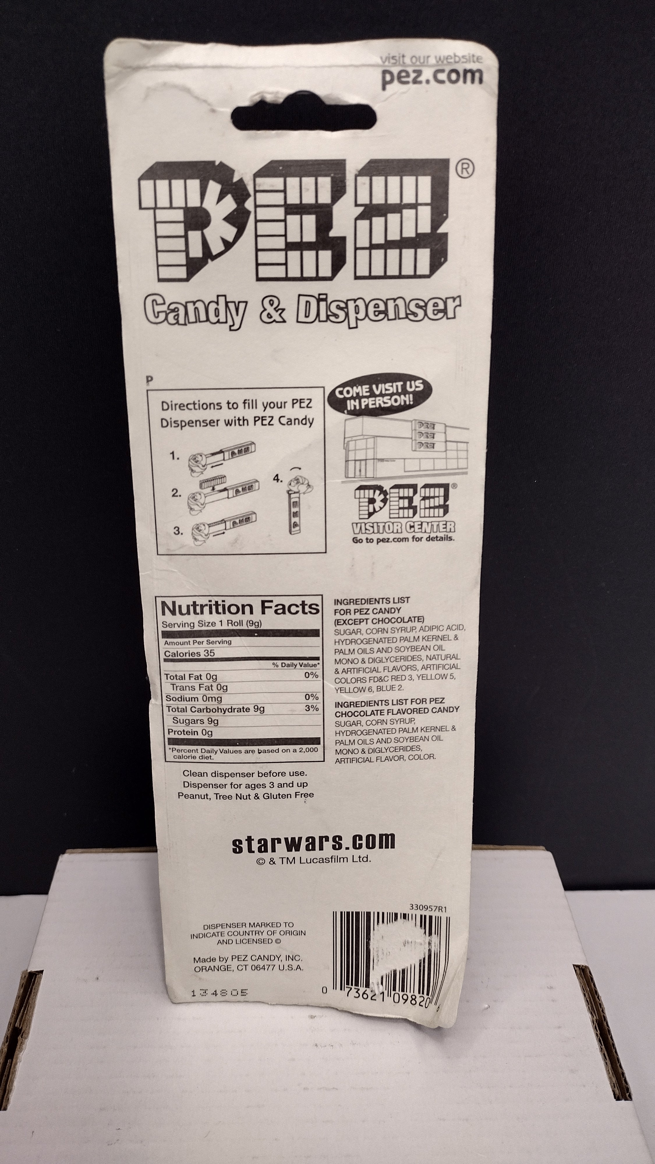 Disney Star Wars: Darth Vader Pez Dispenser – (No Candy Included)