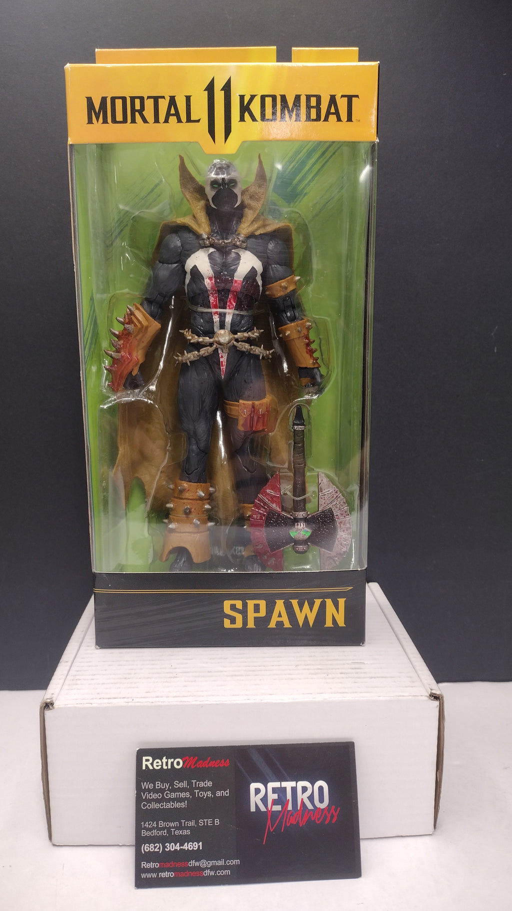 McFarlane Toys Mortal Kombat 11 Spawn 7-Inch Action Figure (Factory Sealed / Excellent Condition Box)
