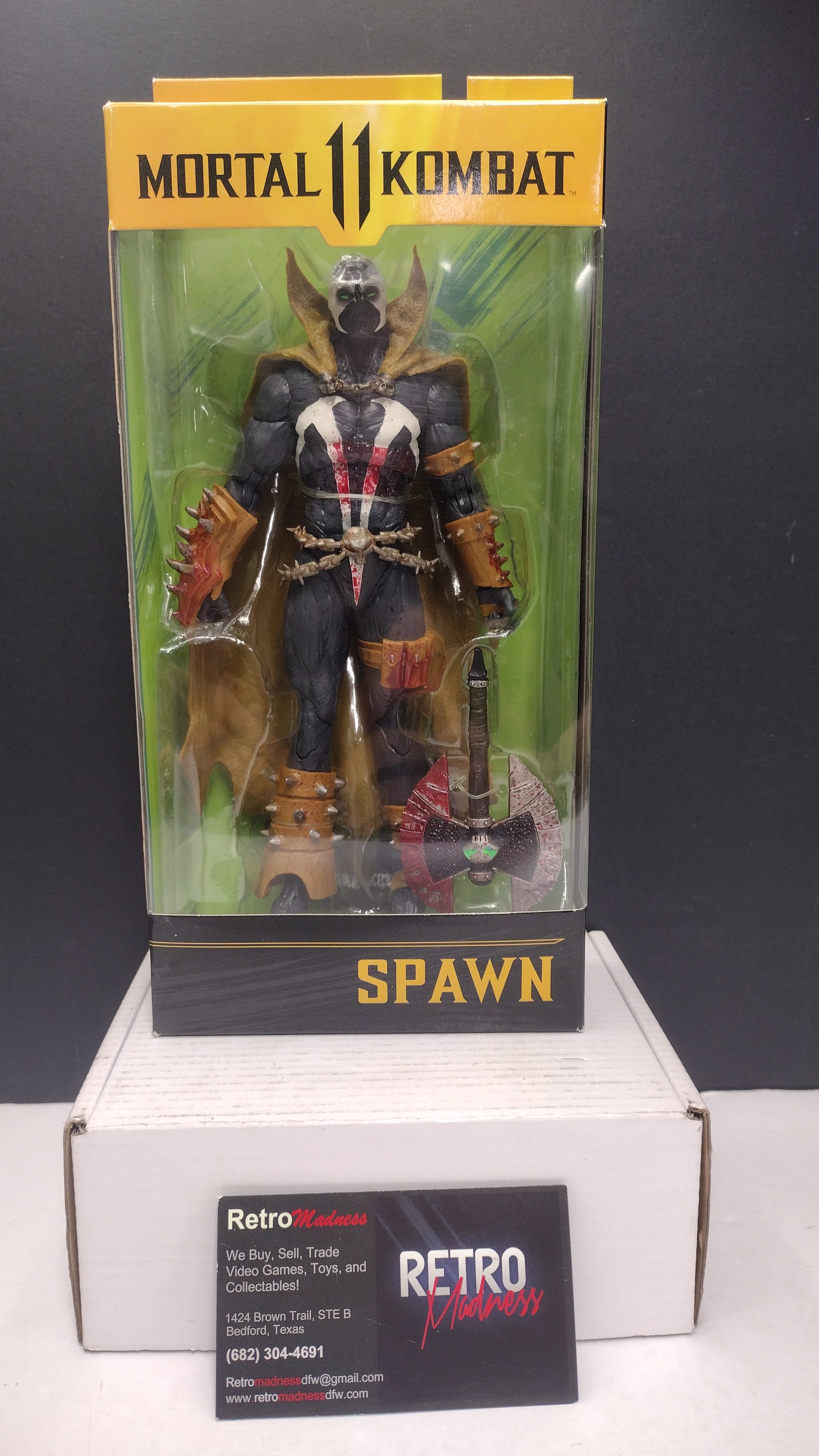 McFarlane Toys Mortal Kombat 11 Spawn 7-Inch Action Figure (Factory Sealed / Excellent Condition Box)