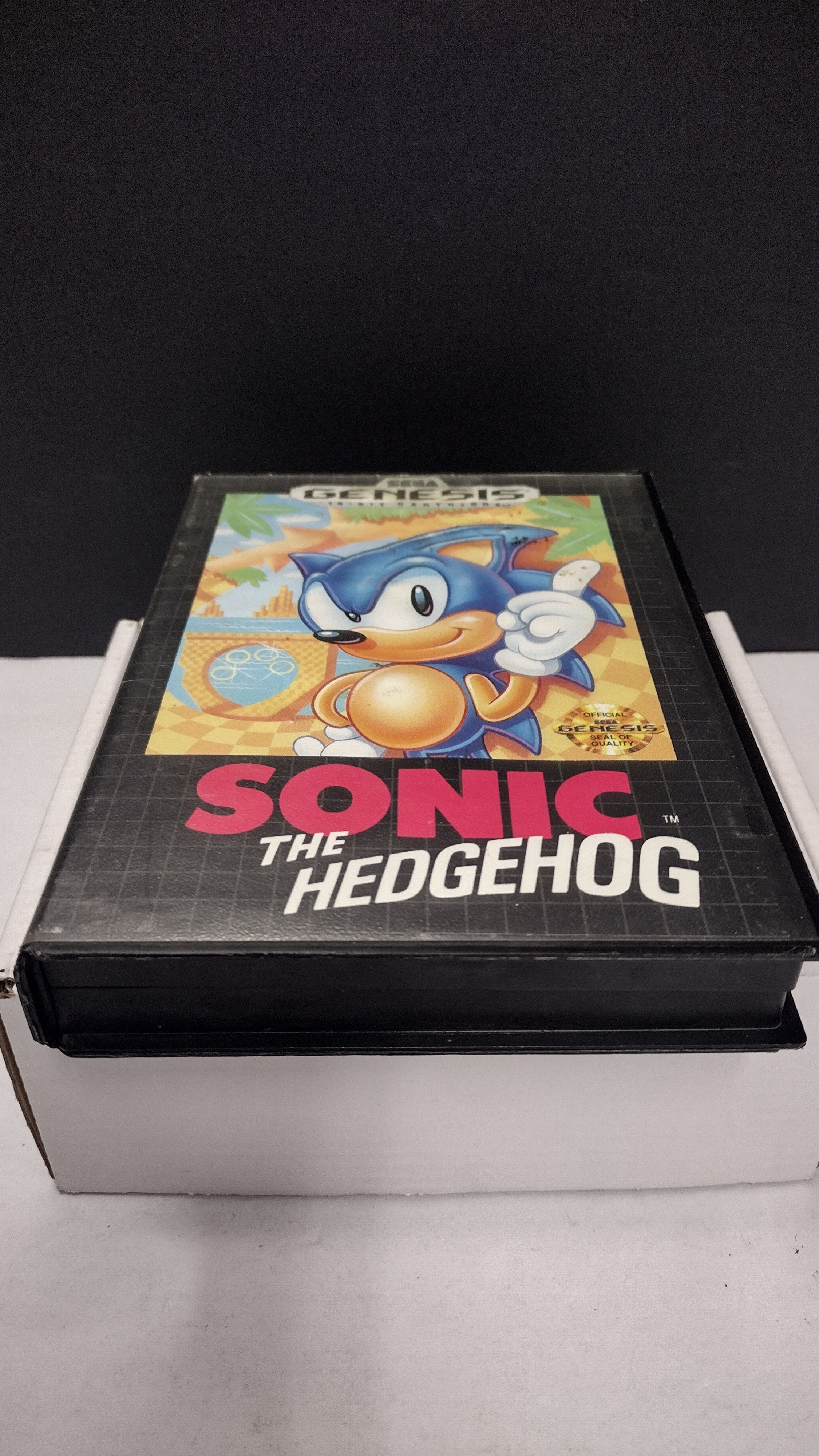 Vintage Sonic the Hedgehog Sega Genesis Box Only (No Game or Manual)