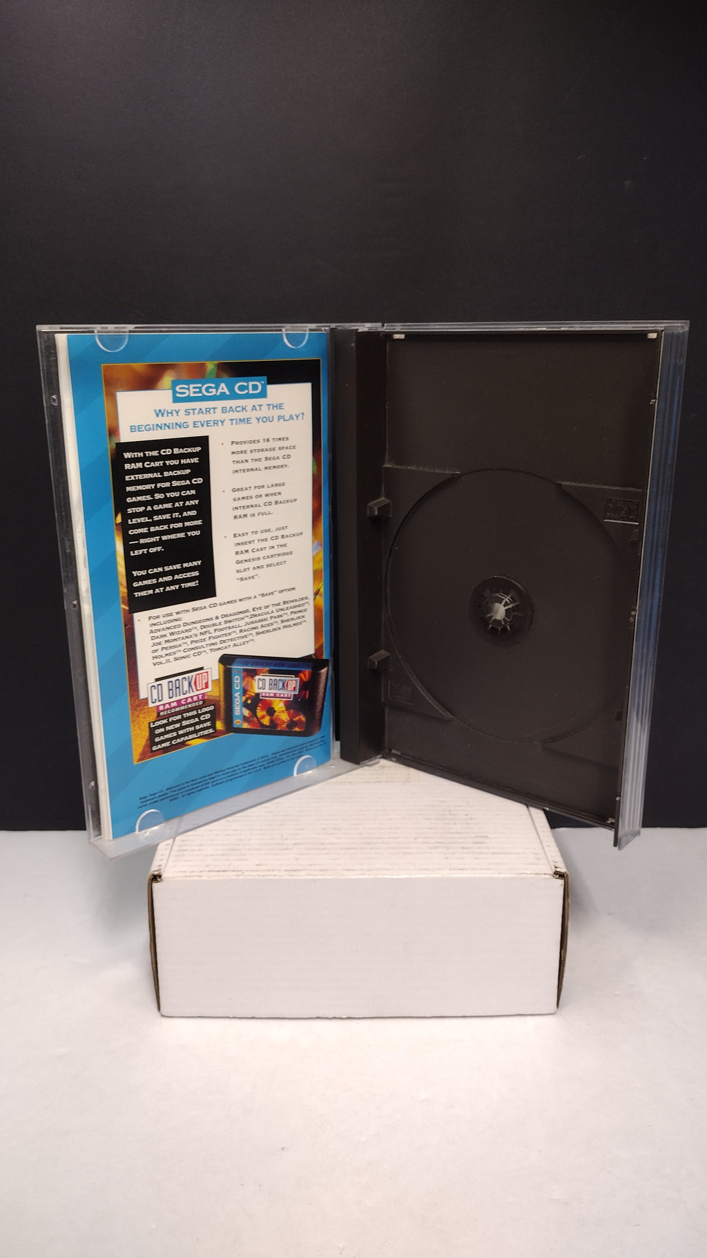 Sega CD Shining Force CD Original Jewel Case & Manual ONLY - No Game Disc