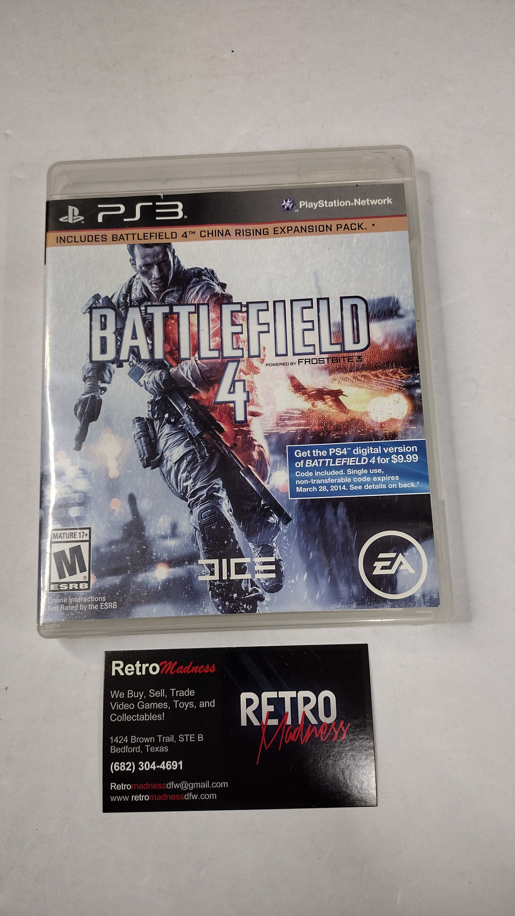 Sony PlayStation 3: Battlefield 4 – (Original Black Label)