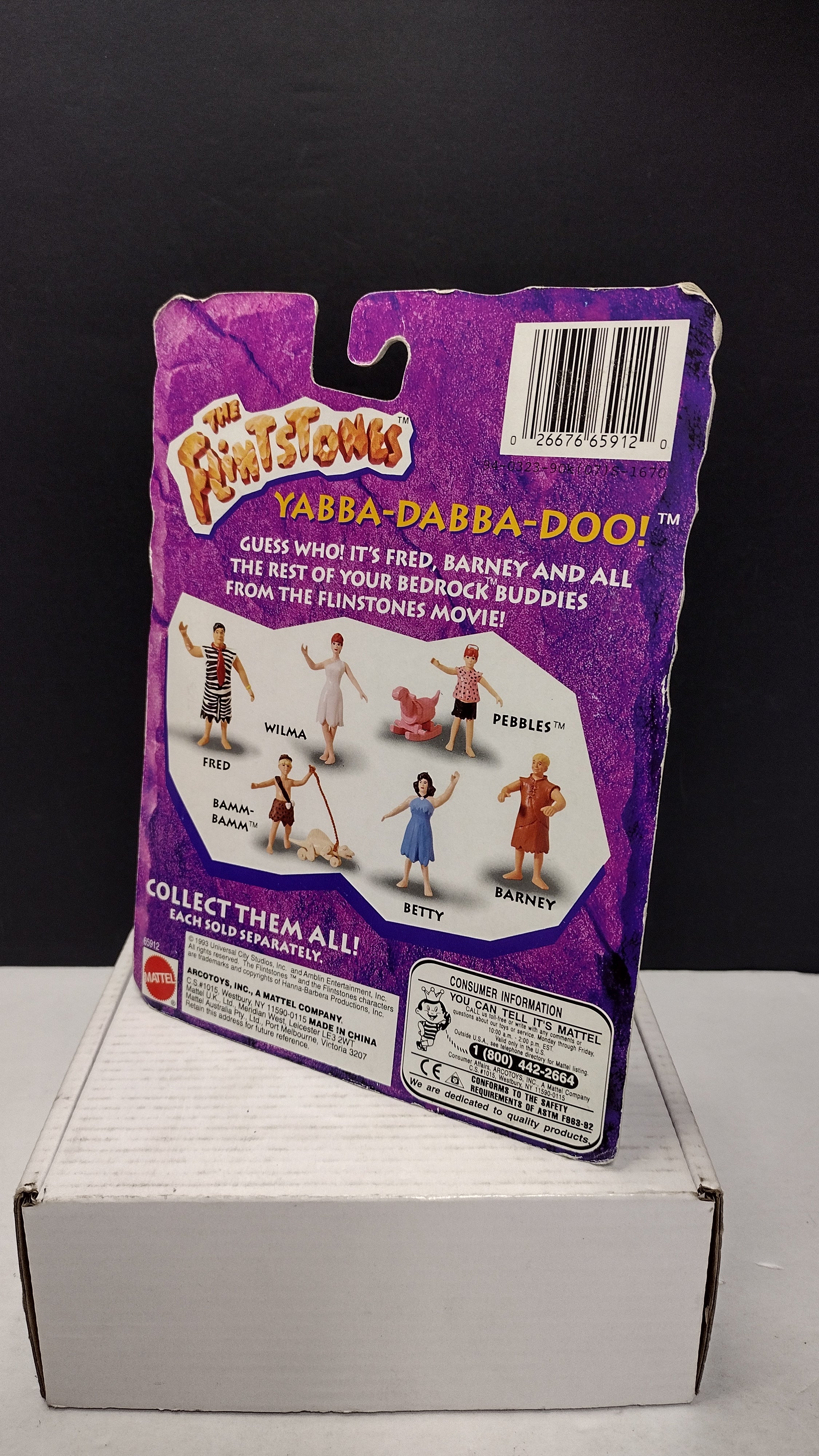 Mattel The Flintstones Movie Betty Rubble Bendable Figure (1993 Release - Brand New & Factory Sealed)
