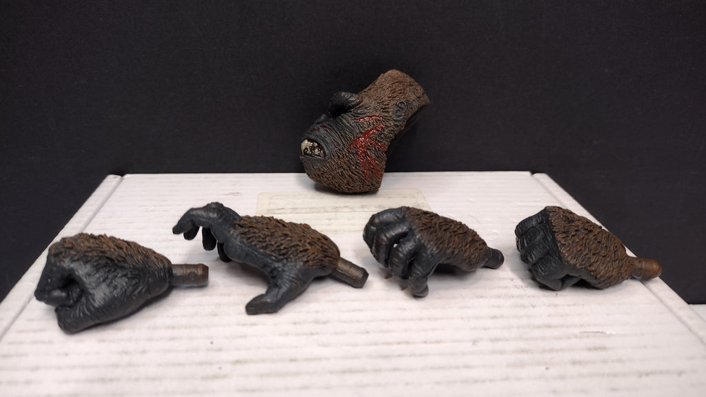 King Kong Skull Island Ultimate Custom Parts Lot Bloody Head & 4 Hands