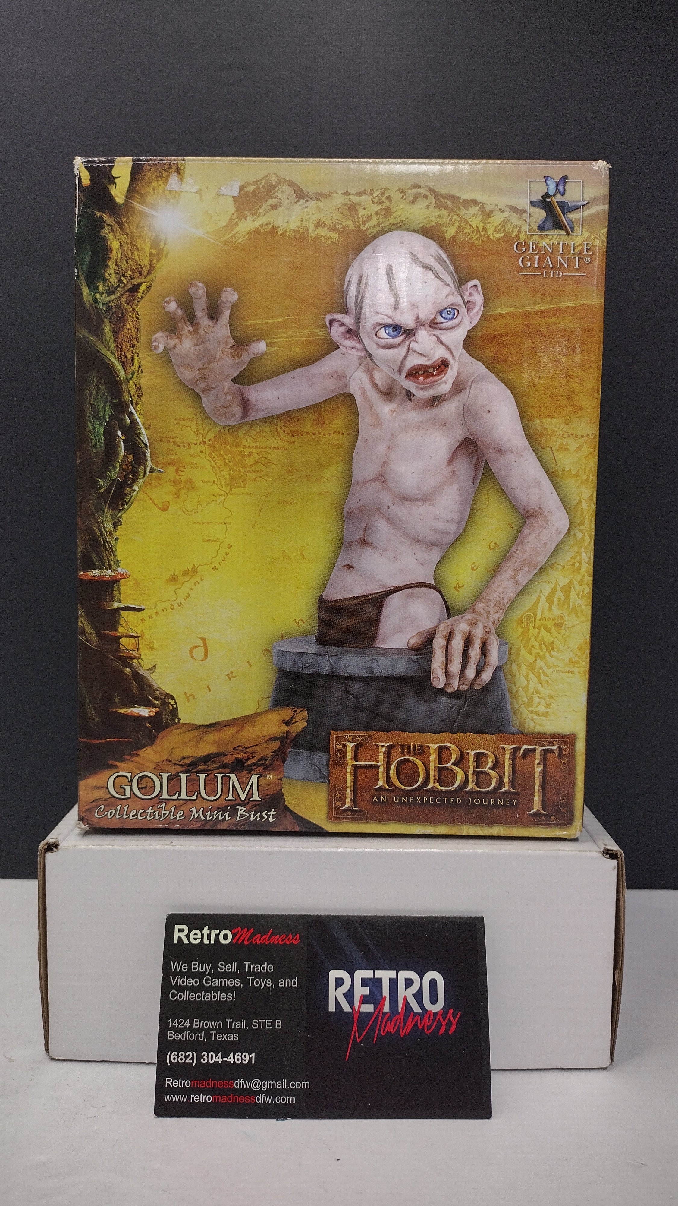 Gentle Giant Lord of the Rings / The Hobbit Gollum Mini-Bust (Limited Edition #260 of 900 - Great Condition)