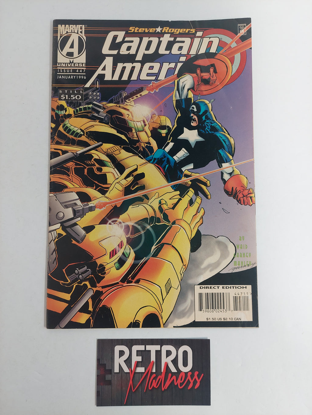 Marvel Comics Steve Rogers Captain America No. 447 January 1996