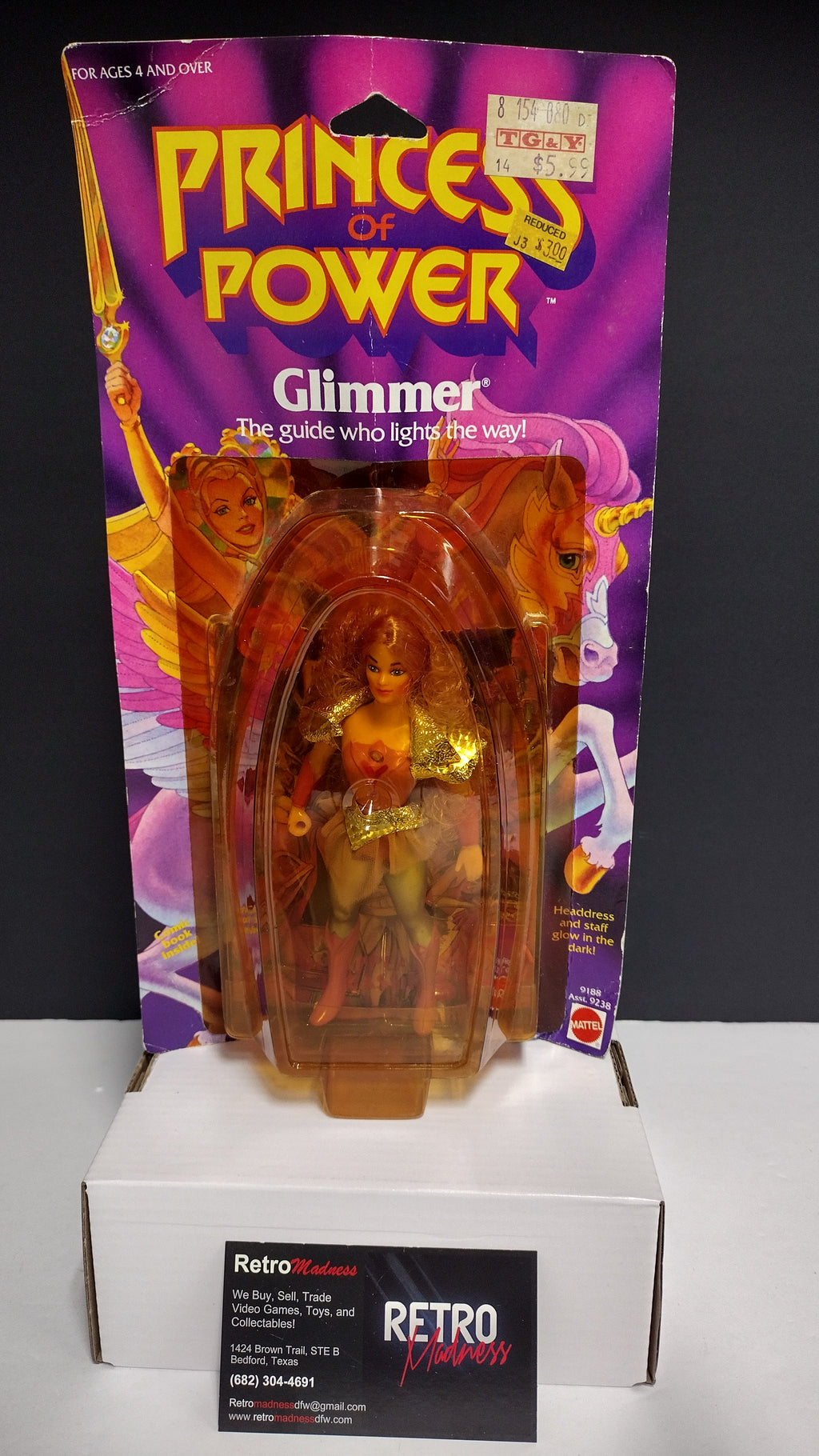She-Ra Princess of Power Glimmer Vintage Figure