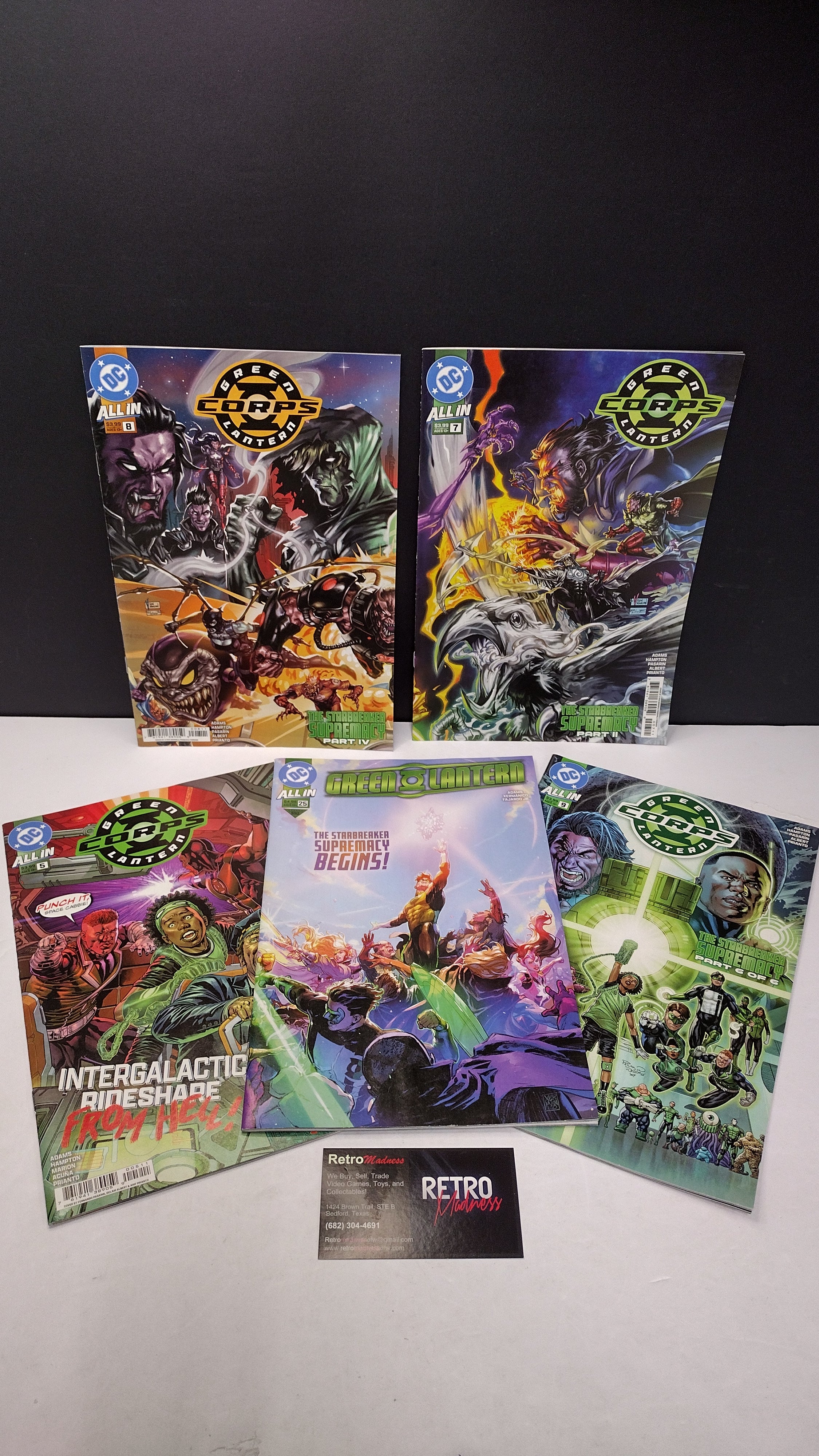 DC Comics Modern Era Lot – 5 Book Set - Lot S (Brand New / Unread)