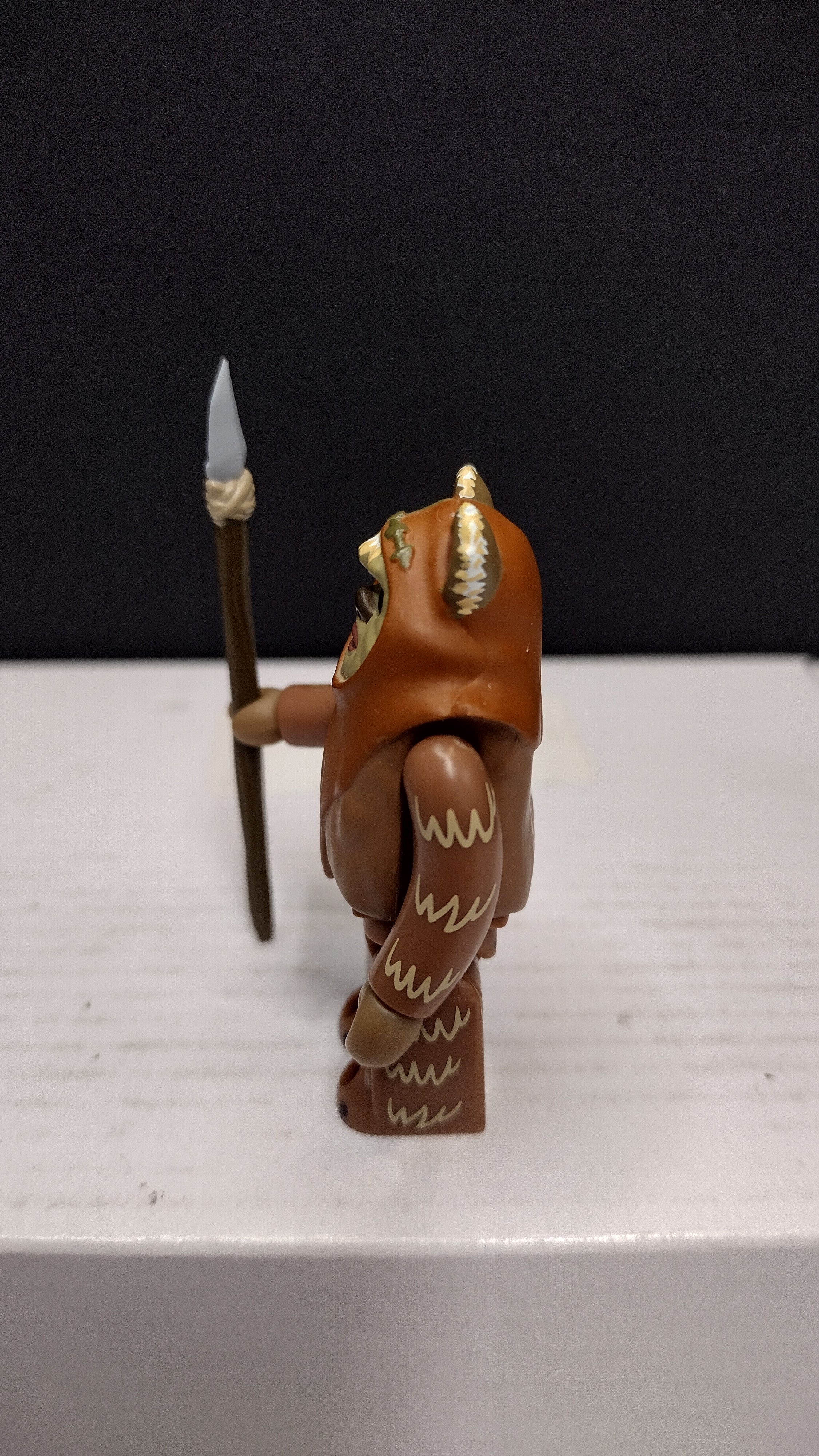 Authentic Star Wars x Medicom Toy: Kubrick Series 3 – Wicket the Ewok 100% Micro Figure with Spear • Tomy 2004