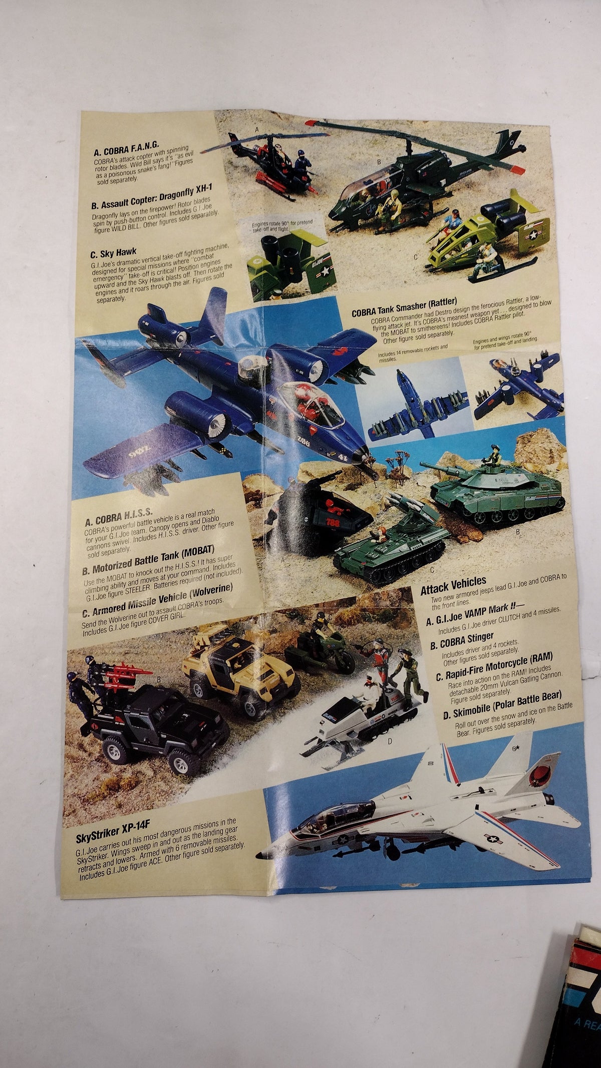 G.I. Joe 1984 Catalog Brochure Booklet Vintage Hasbro ARAH