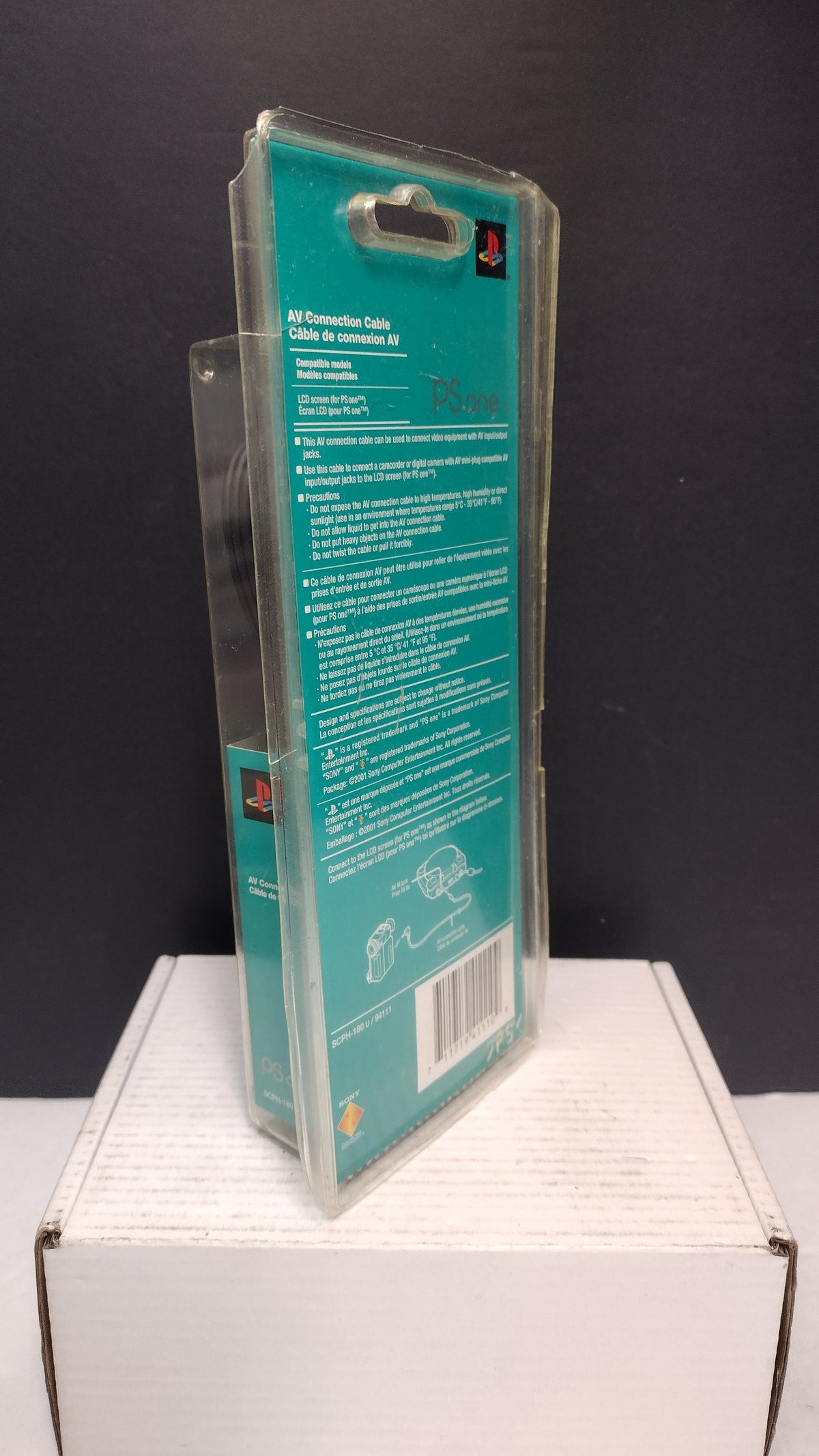 Sony PlayStation PS One AV Connection Cable SCPH-180 U PS1 New Sealed Box