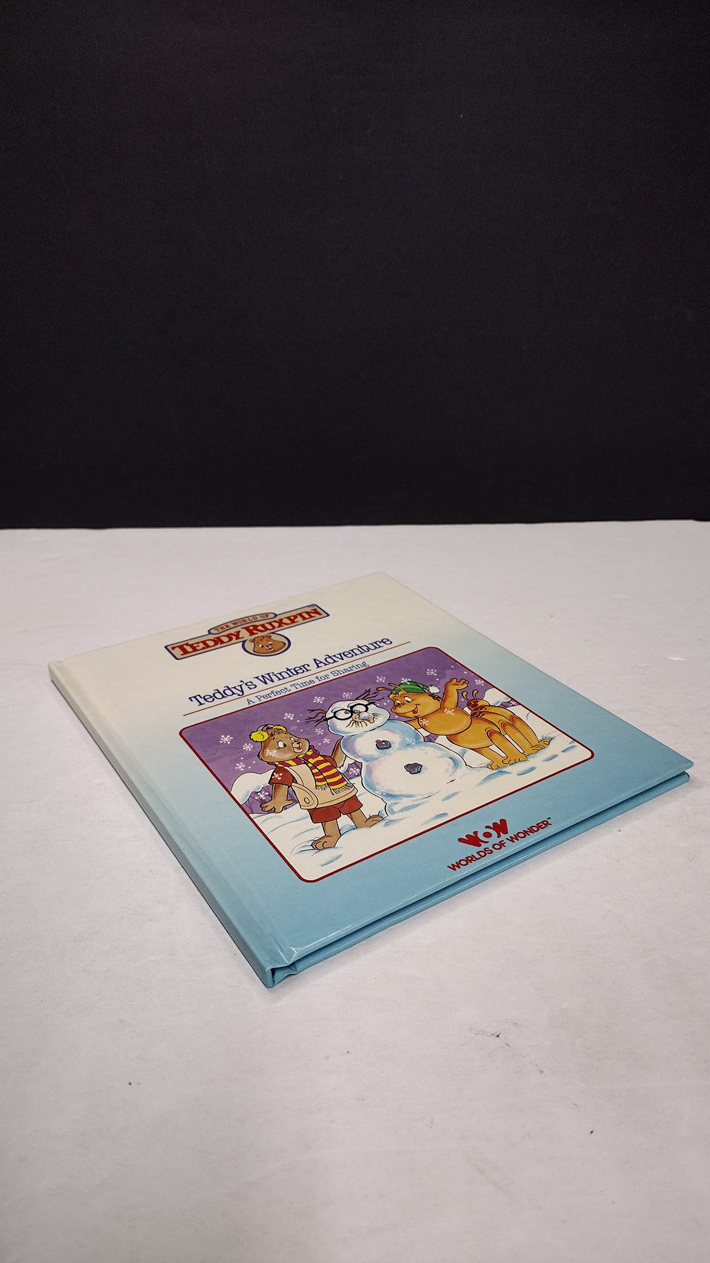 Vintage 1985 Teddy Ruxpin “Teddy's Winter Adventure” Talking Book & Cassette Tape Set (Worlds of Wonder)