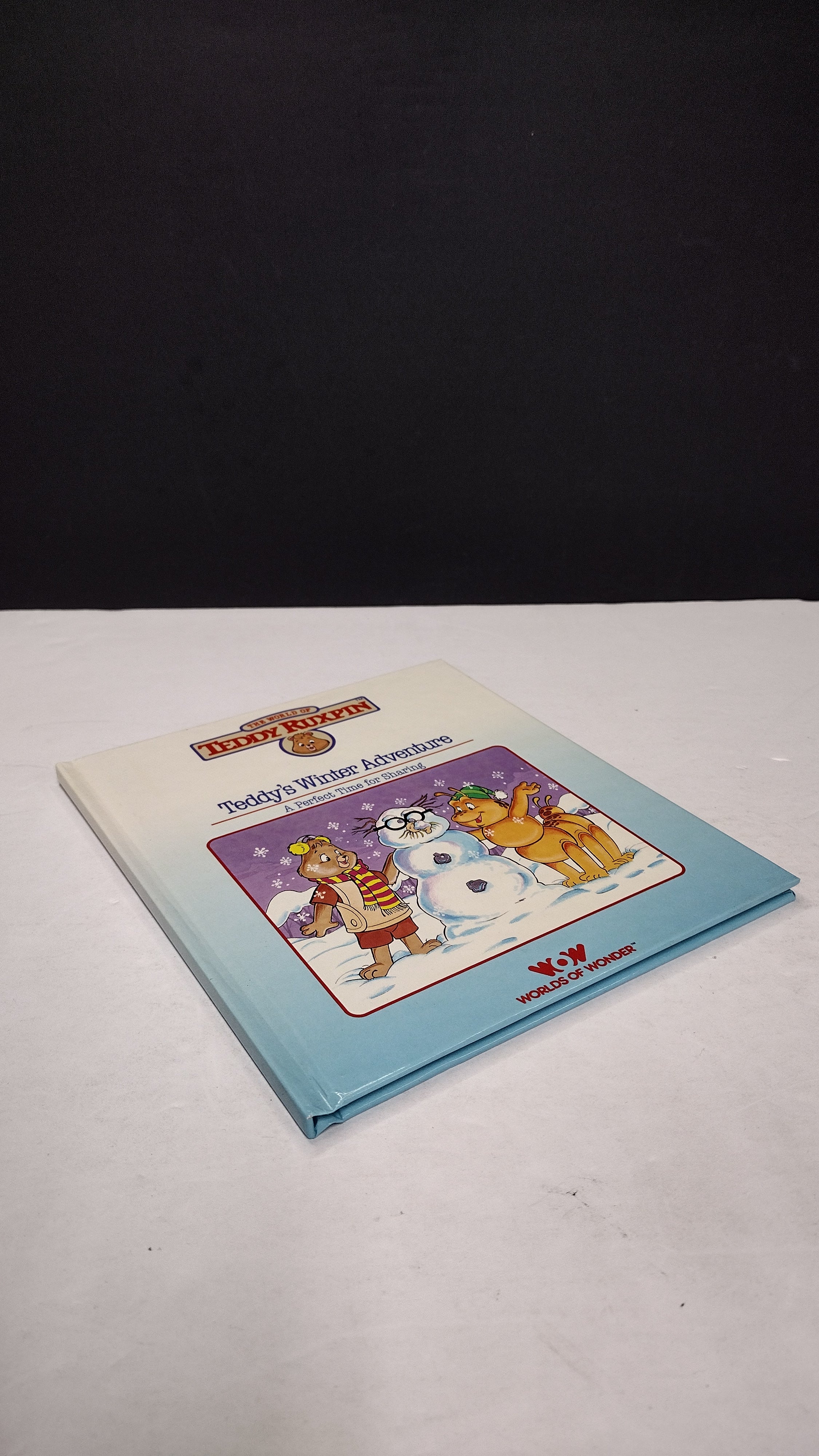 Vintage 1985 Teddy Ruxpin “Teddy's Winter Adventure” Talking Book & Cassette Tape Set (Worlds of Wonder)