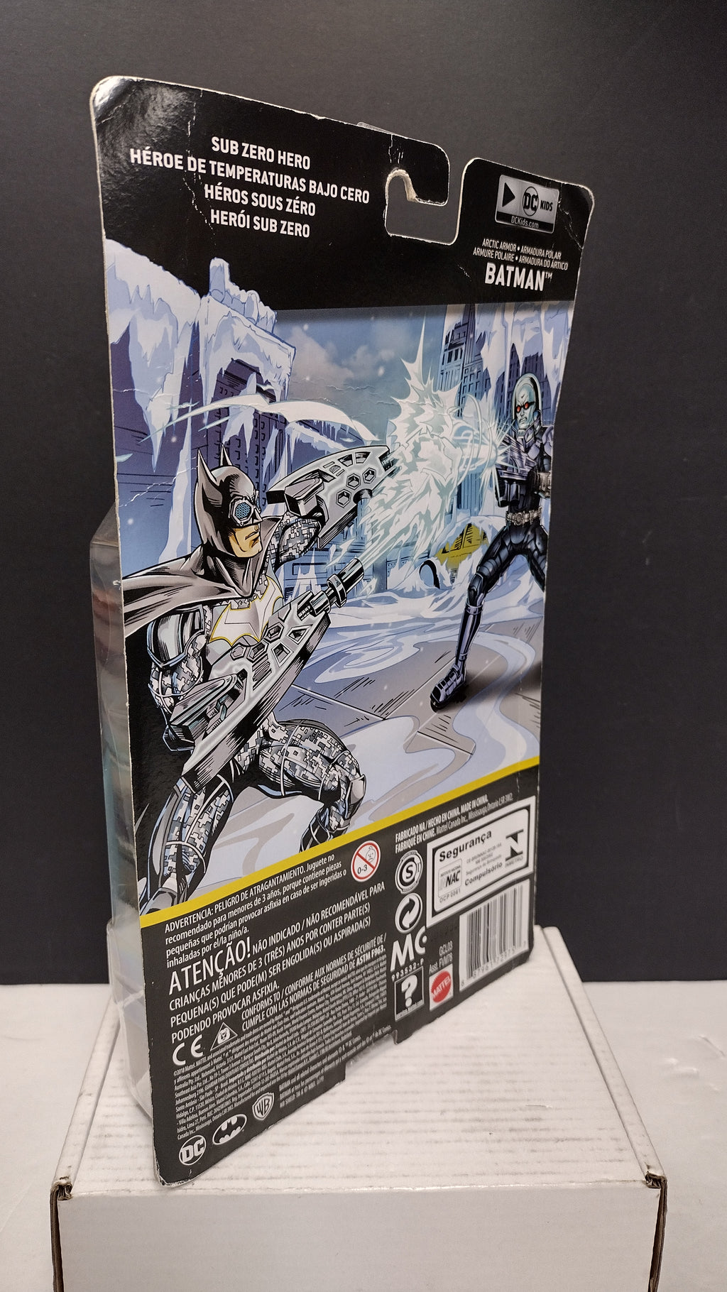 DC Comics Batman Missions Arctic Armor Batman 80th Anniversary 6-Inch Action Figure (Mattel - Sealed Card / Minor Card Wear)