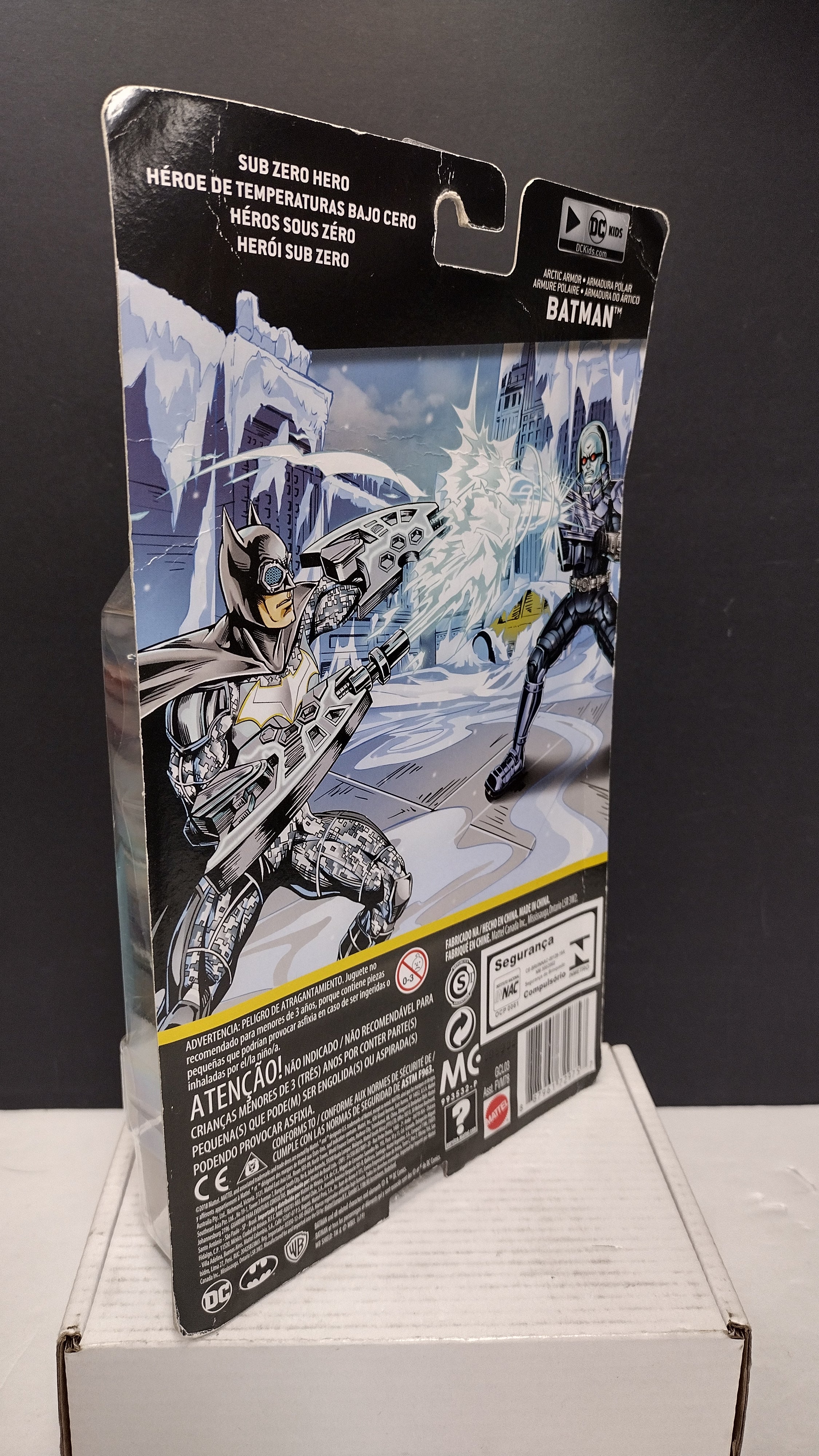 DC Comics Batman Missions Arctic Armor Batman 80th Anniversary 6-Inch Action Figure (Mattel - Sealed Card / Minor Card Wear)