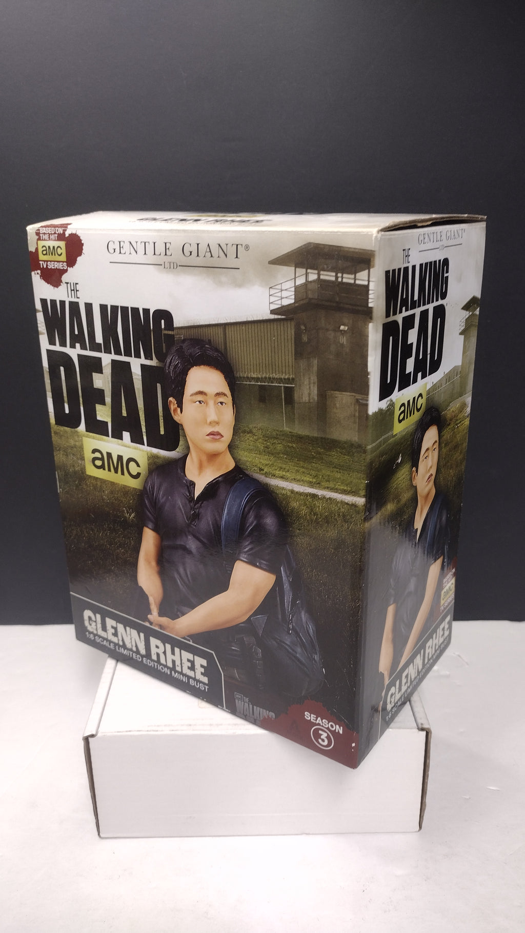 2015 Gentle Giant The Walking Dead Glenn Rhee Limited Edition Mini Bust Statue #106 (Open Box / Great Condition)