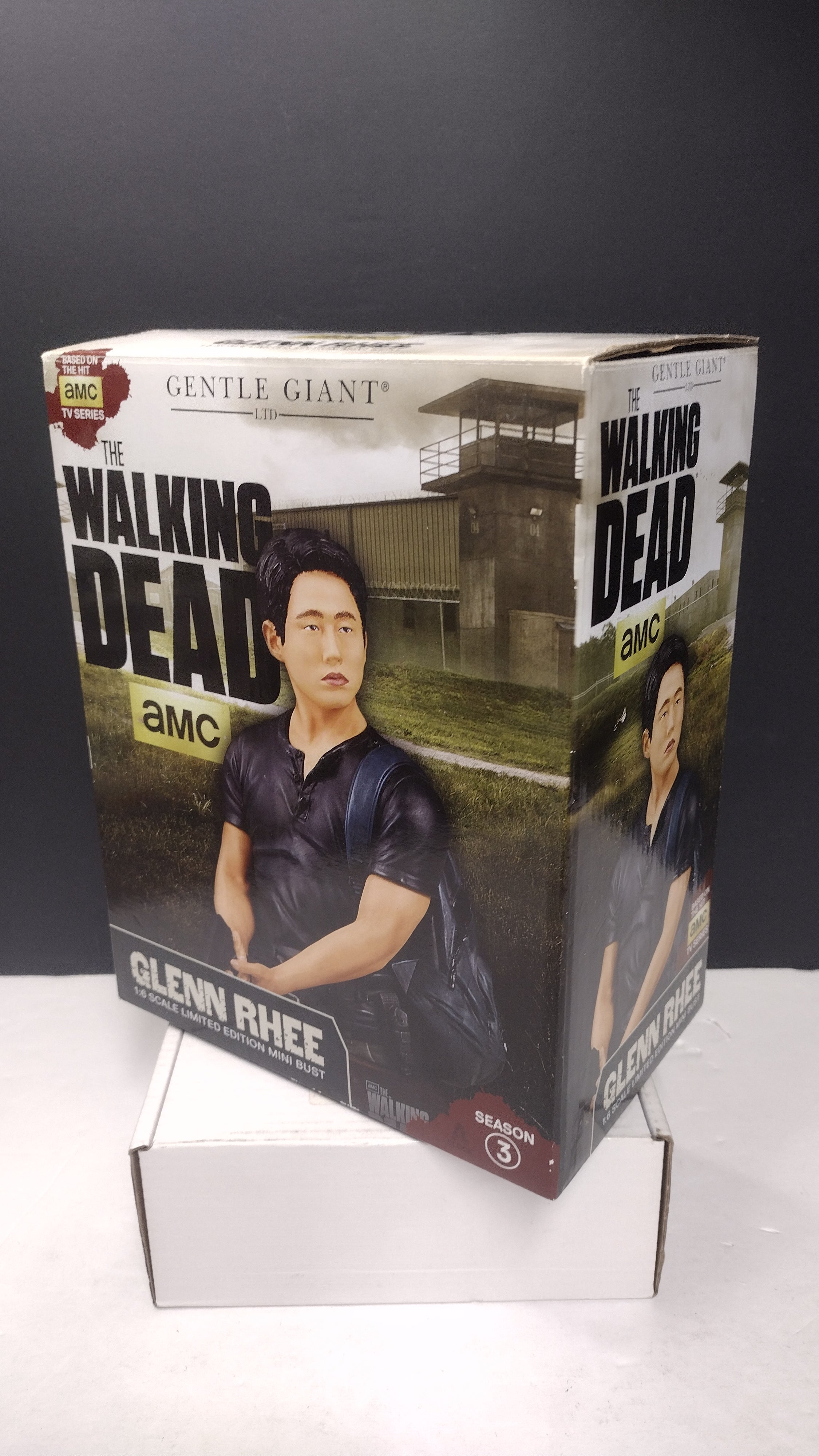 2015 Gentle Giant The Walking Dead Glenn Rhee Limited Edition Mini Bust Statue #106 (Open Box / Great Condition)