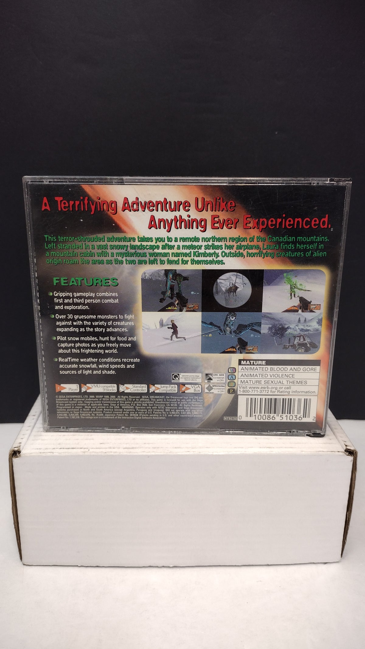 Sega Dreamcast D2 Discs 1 2 3 In Case Missing Disc 4 No Manual Cracked Case