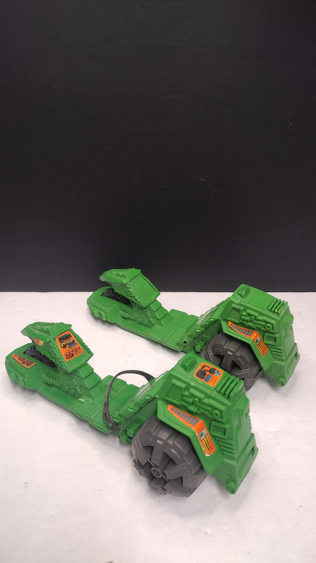 Vintage 1983 He-Man Masters of the Universe MOTU Road Ripper Vehicles (Mattel - Lot of 2 / Incomplete / No Rip Cords)
