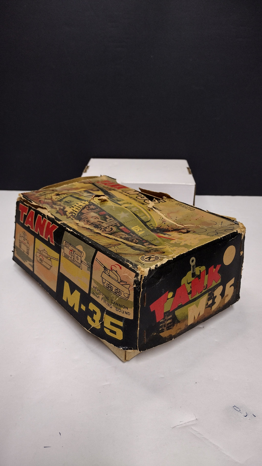 Ultra Rare Cragstan Japan M-35 Military Tank – Vintage 1950s Tin Toy