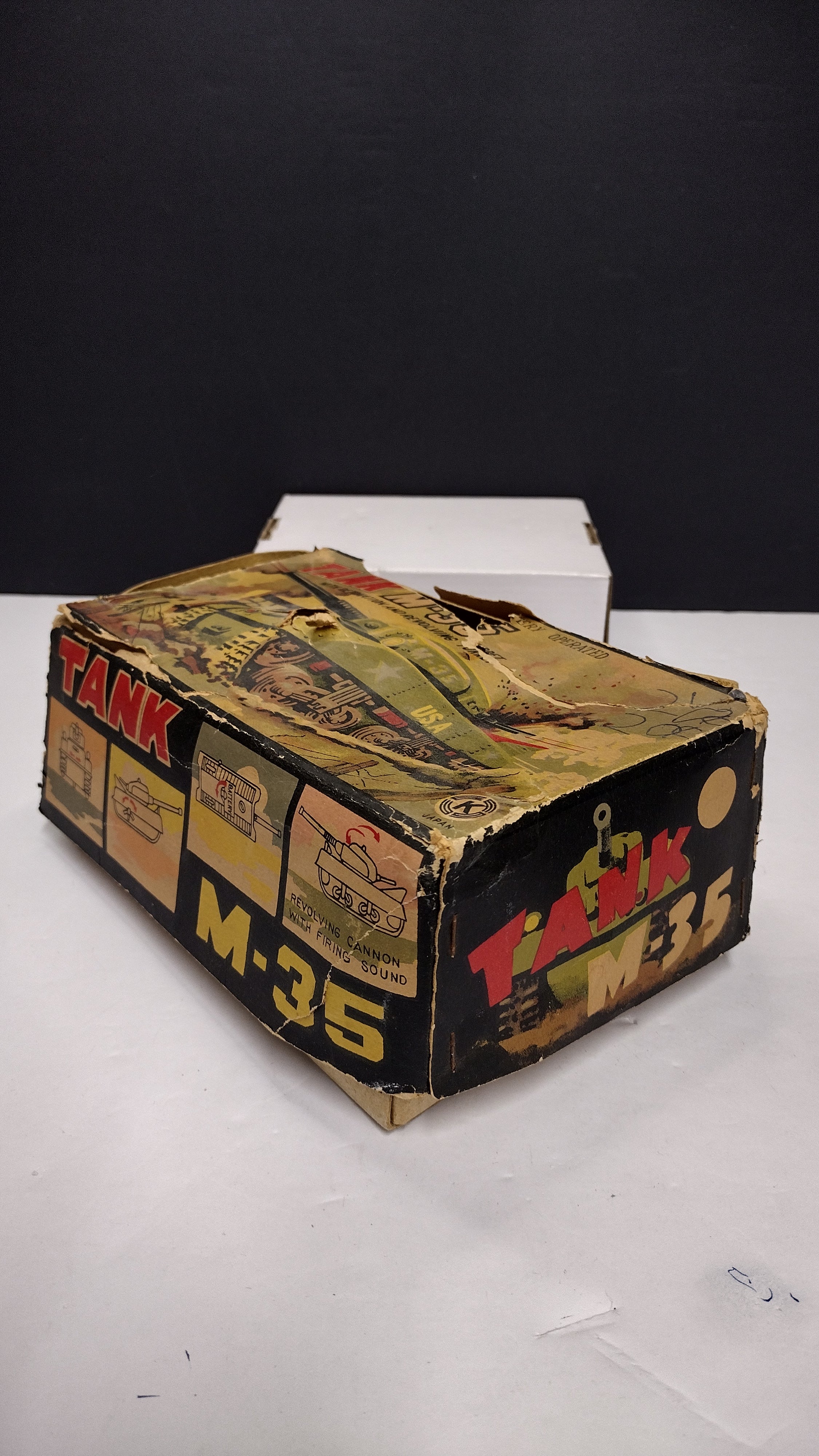 Ultra Rare Cragstan Japan M-35 Military Tank – Vintage 1950s Tin Toy