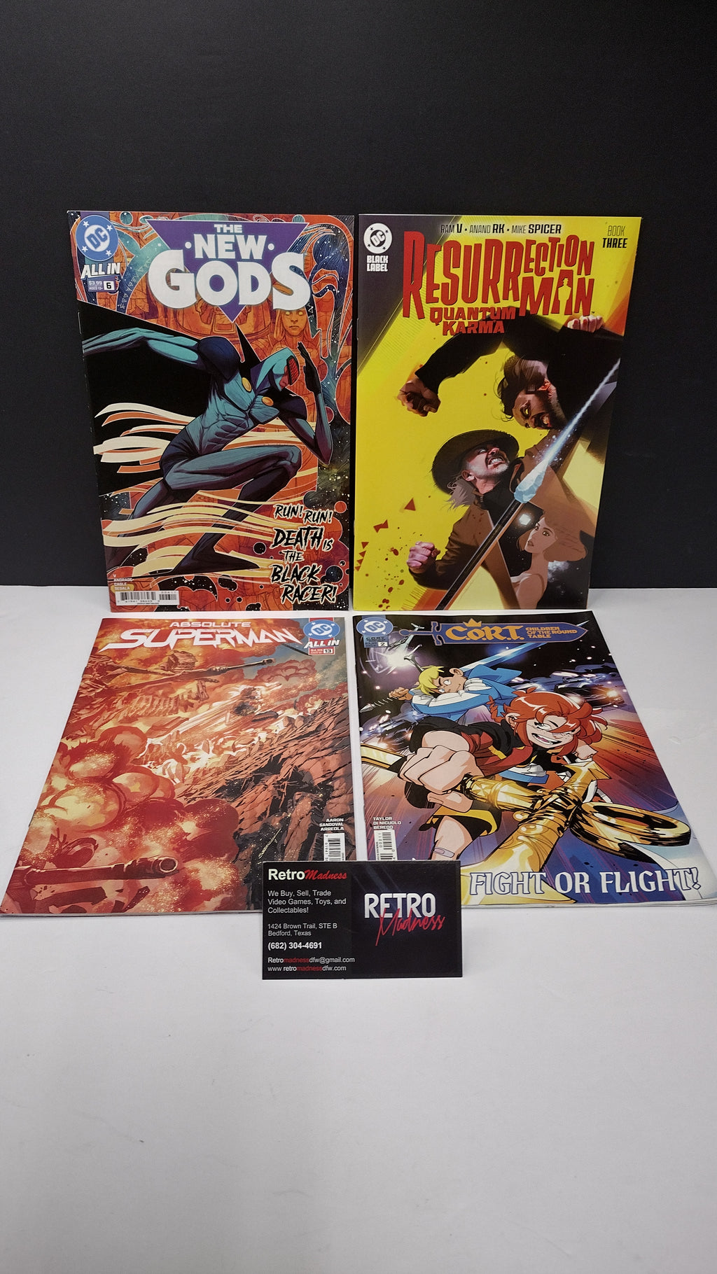 DC Comics Modern Era Lot – 4 Book Set - Lot K2 (Brand New / Unread)