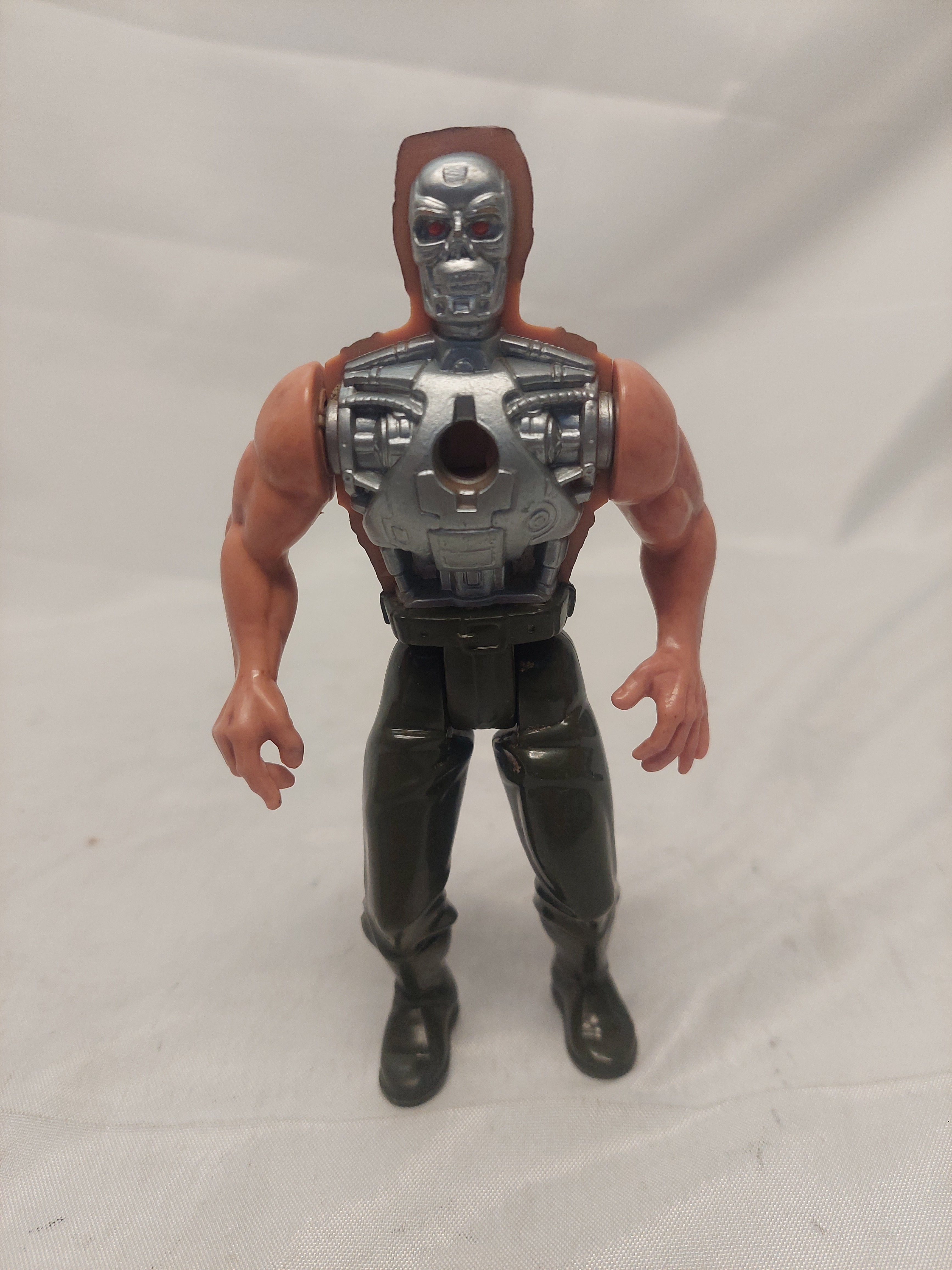 Vintage Terminator 2 Battle Damaged Terminator 5.5" Figure Incomplete