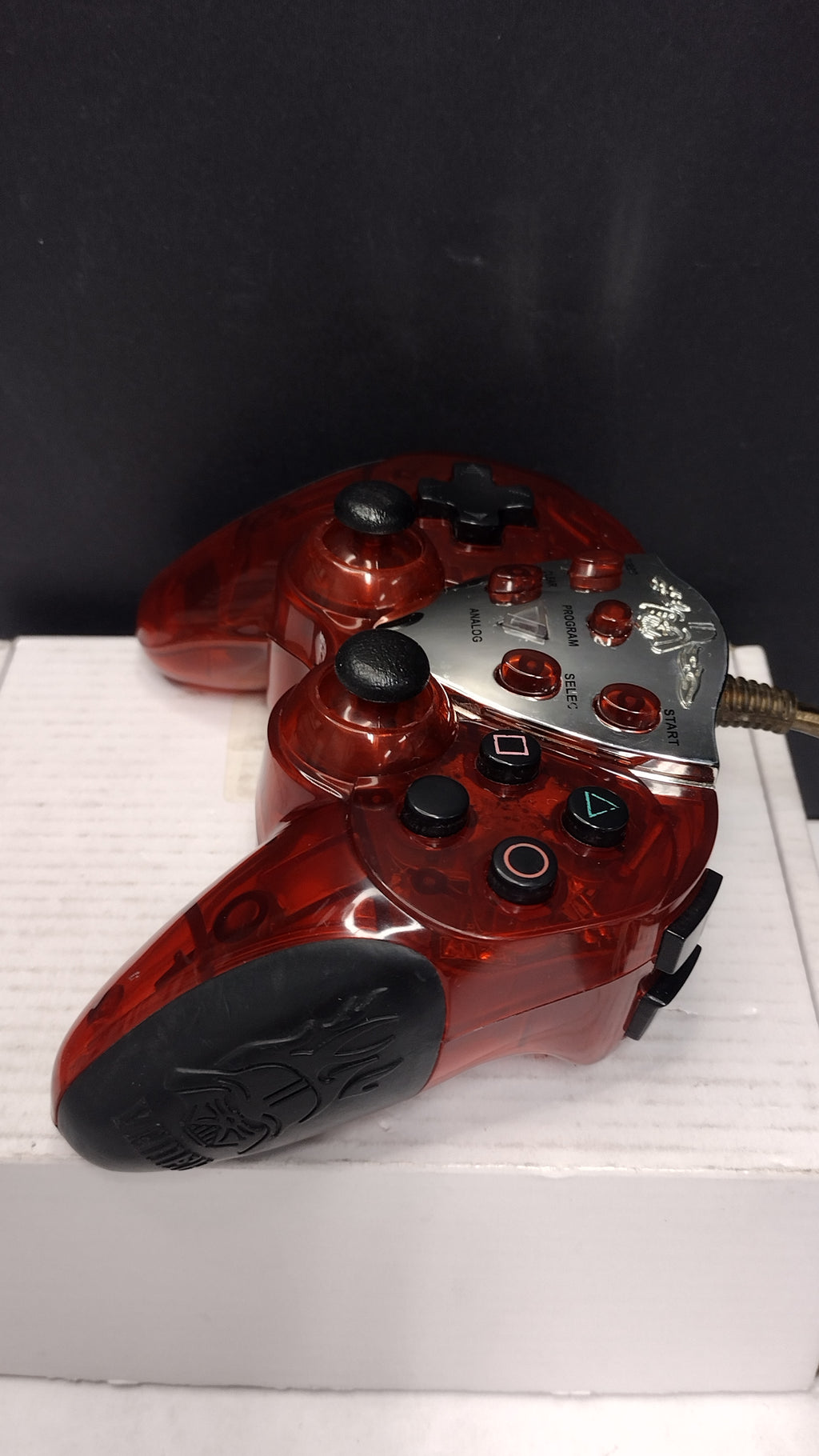 Intec Playstation 2- Star Wars Darth Vader-(Red)  Wired Controller- TESTED