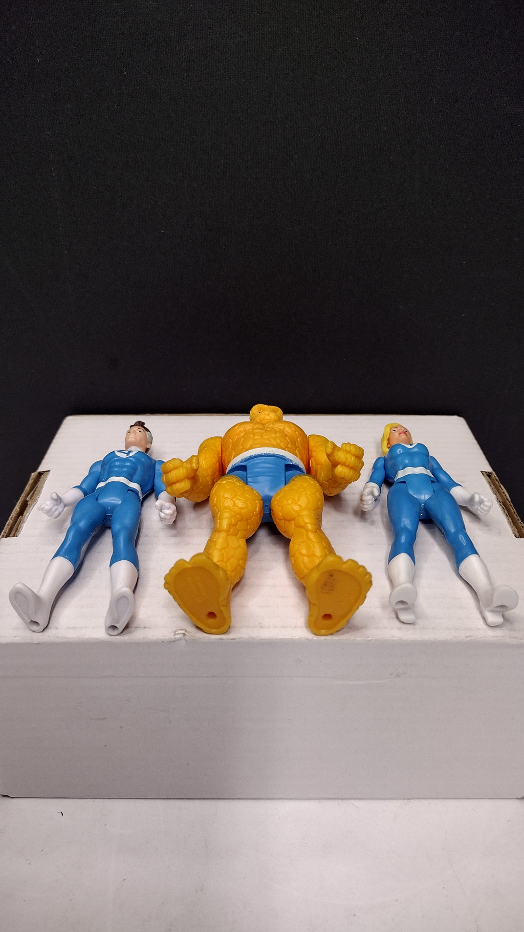 Marvel Legends Retro Collection: Fantastic Four – Lot B - The Thing, Mr. Fantastic and Invisible Woman (Loose)