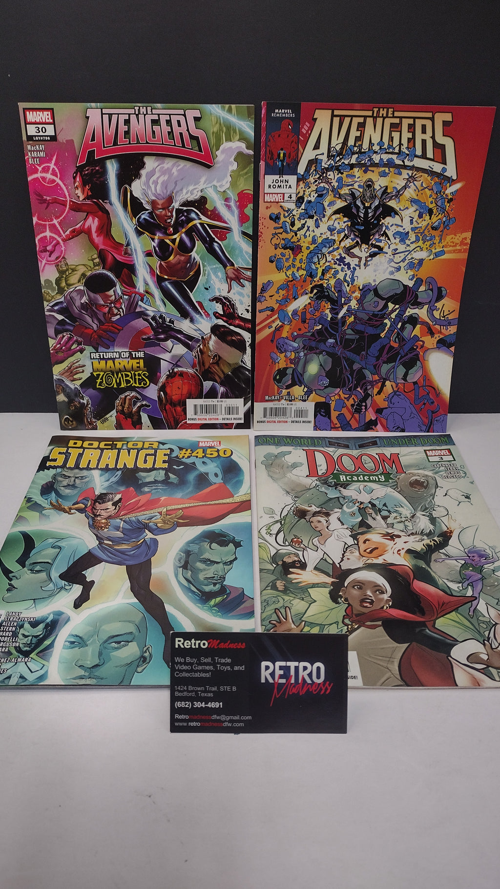 Marvel Comics Modern Era Lot – 4 Book Set - Lot P (Brand New / Unread)