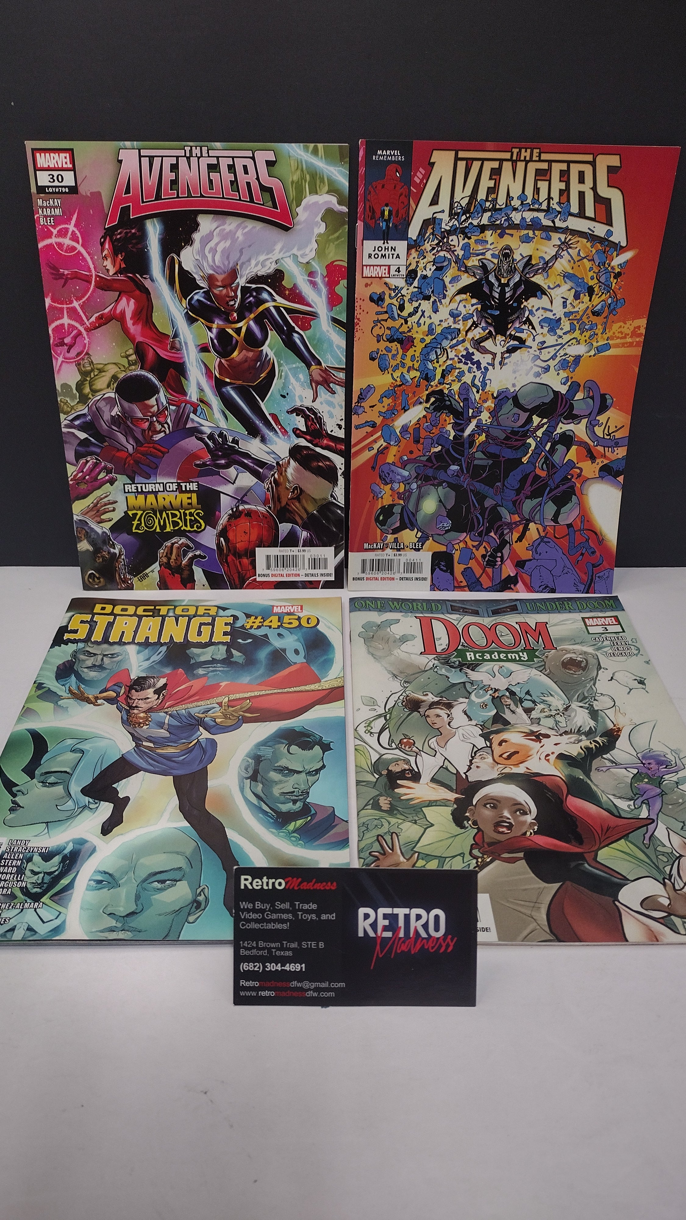 Marvel Comics Modern Era Lot – 4 Book Set - Lot P (Brand New / Unread)