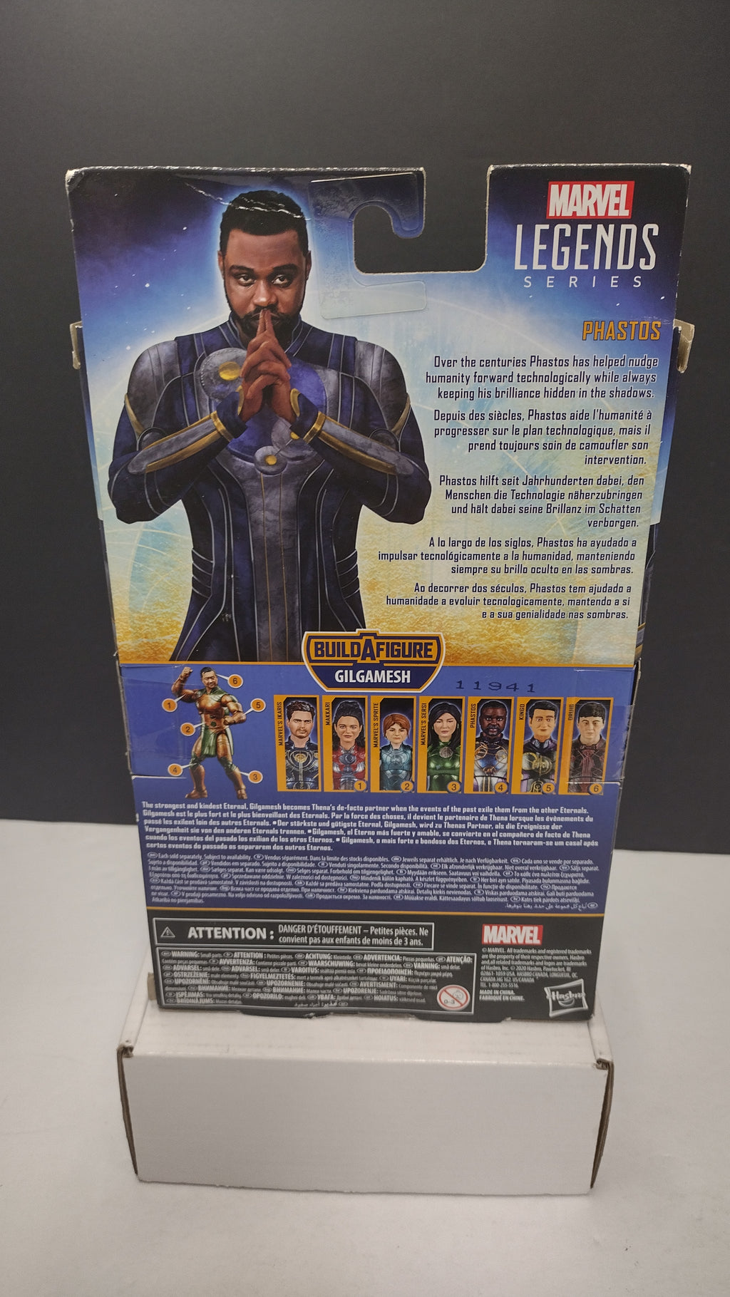 Hasbro Marvel Legends Eternals Phastos Gilgamesh BAF Sealed