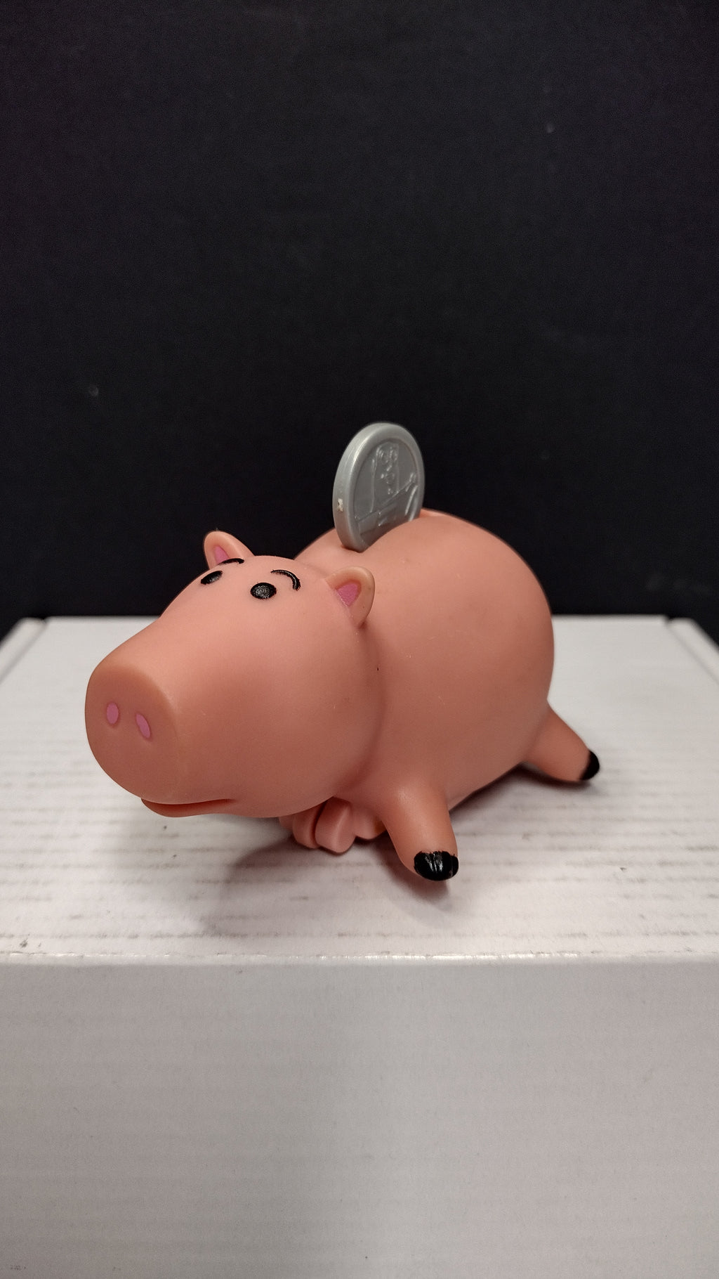 Vintage 1995 Disney Pixar Toy Story Hamm the Piggy Bank Burger King Kids Club Figure (Loose)
